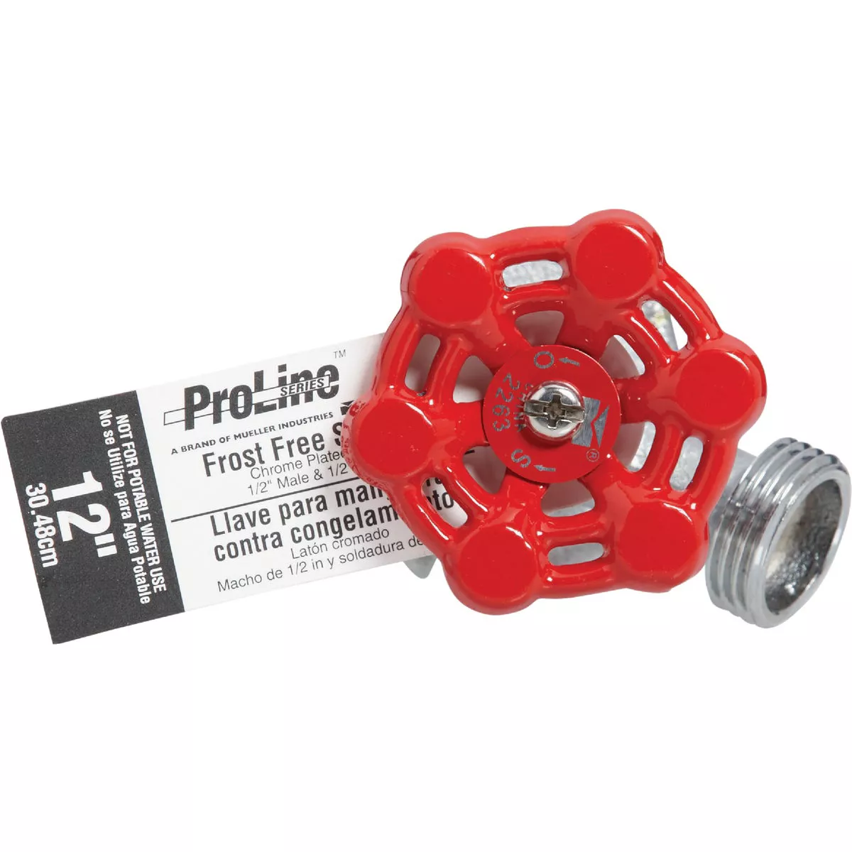 ProLine Chrome Plated Brass 1/2 In. MIP x 3/4 In. MHT 12 In. Frost Free Sillcock - photo 2