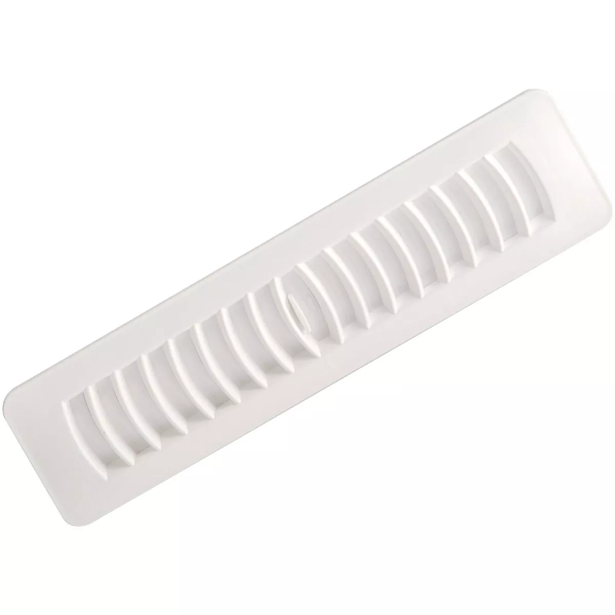 Imperial 2-1/4 In. x 12 In. White Plastic Louvered Floor Register