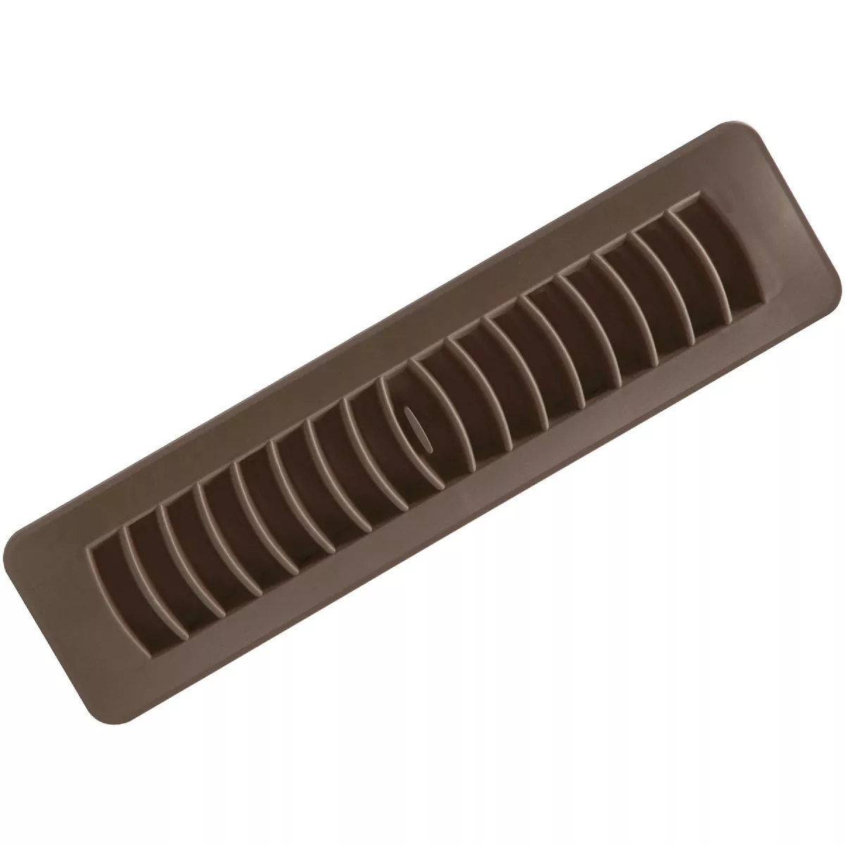 Imperial 2-1/4 In. x 12 In. Brown Plastic Louvered Floor Register