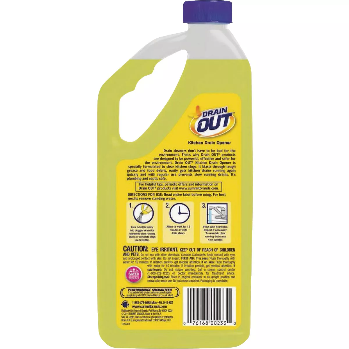 DrainOut 32 Oz. Liquid Kitchen Drain Opener - photo 6