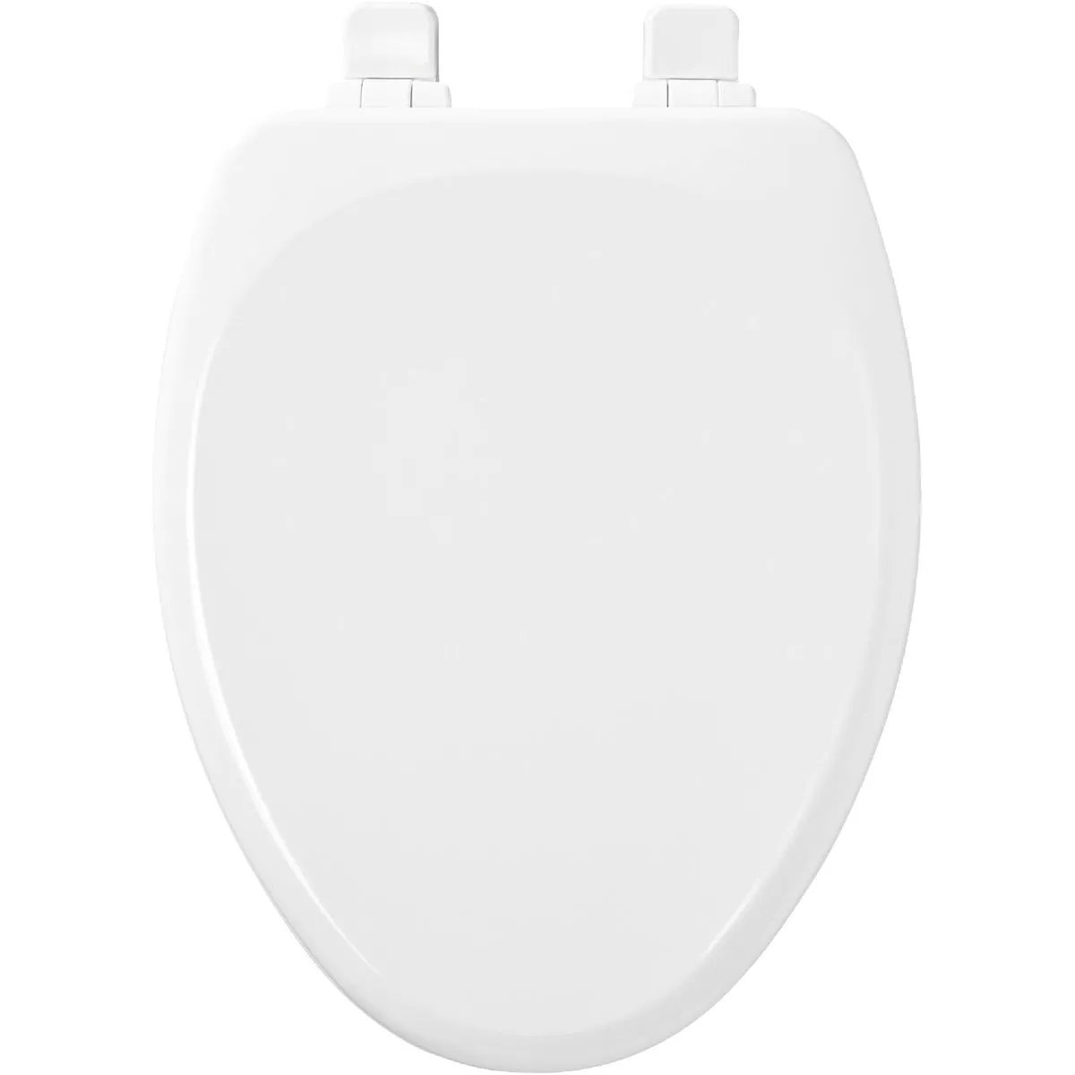 Mayfair Elongated Closed Front Slow Close White Wood Toilet Seat - photo 2