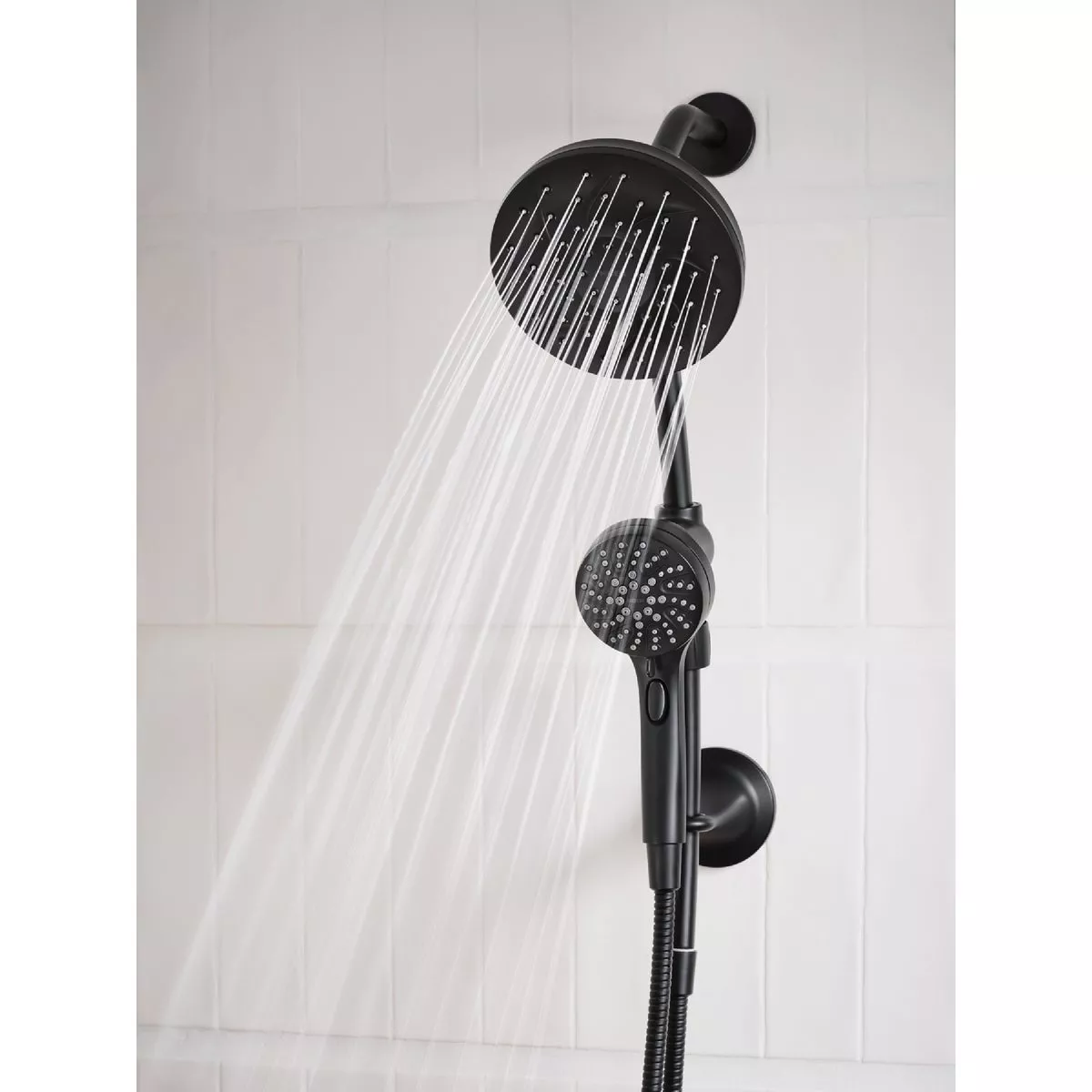 Moen 6-Function Matte Black 6-1/2 In. Dia. Spray Head Hand Shower - photo 5