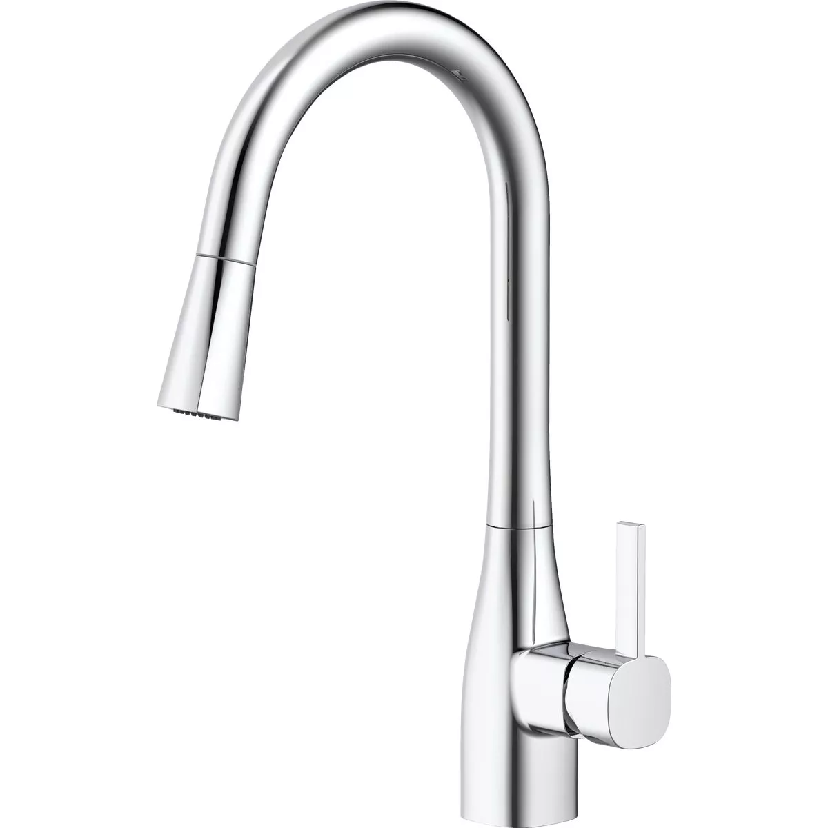 Home Impressions 1-Handle Pull-Down Kitchen Faucet, Chrome - photo 3