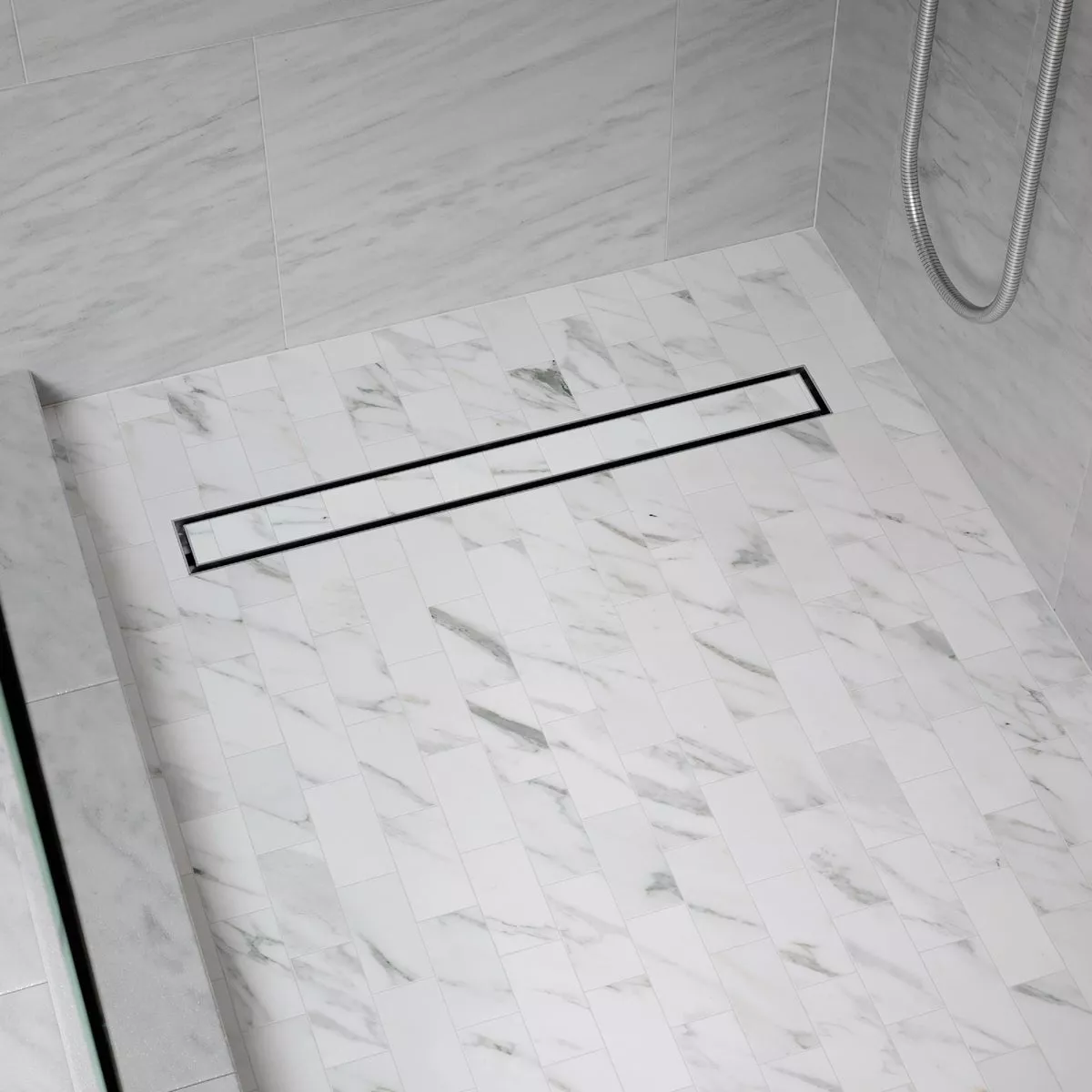 B&K 24 In. Linear Shower Drain Tile-In Grate Brushed Nickel - photo 2