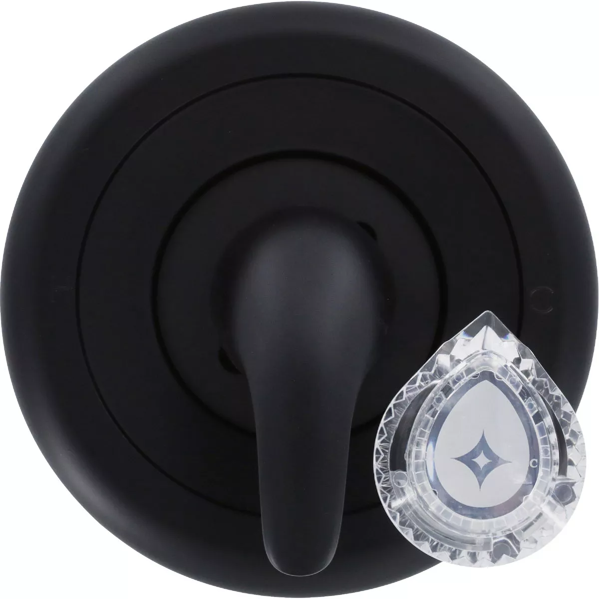 Danco Moen Lever and Knob Tub & Shower Trim Kit, Matte Black