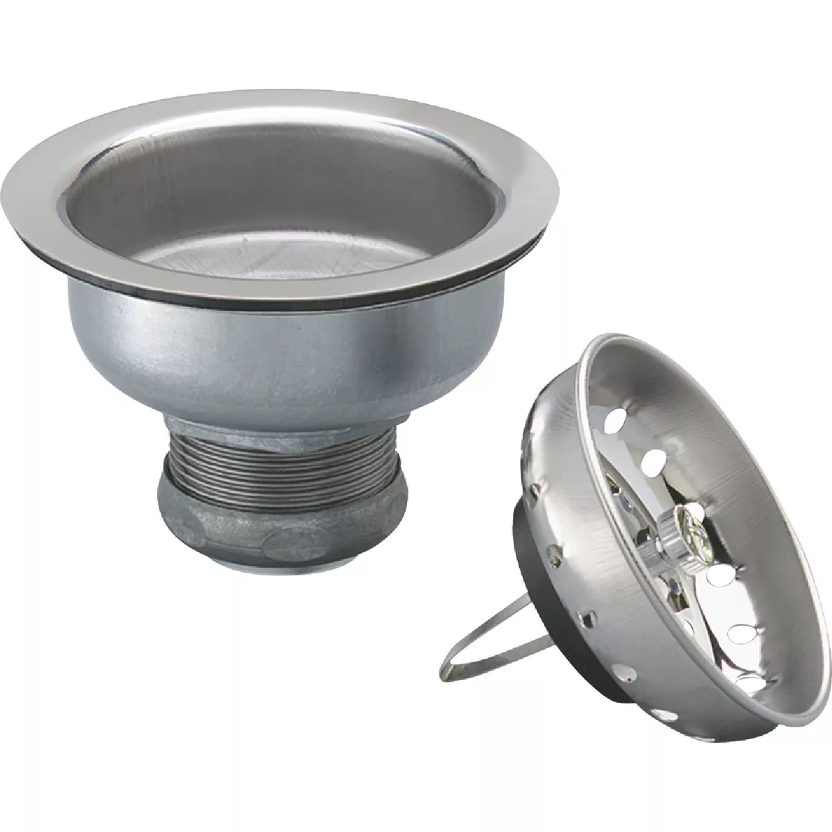 Keeney 3-1/2 in. to 4 In. Stainless Steel Basket Strainer Assembly