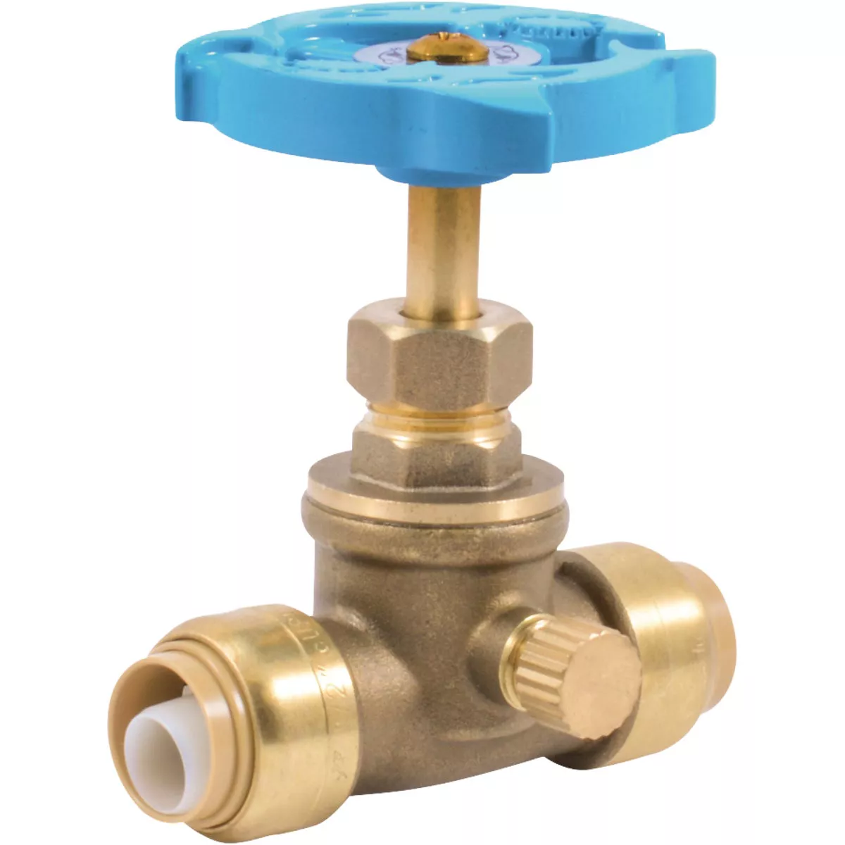 Sharkbite 1/2 In. x 1/2 In. Brass Push-to-Connect Gate Valve