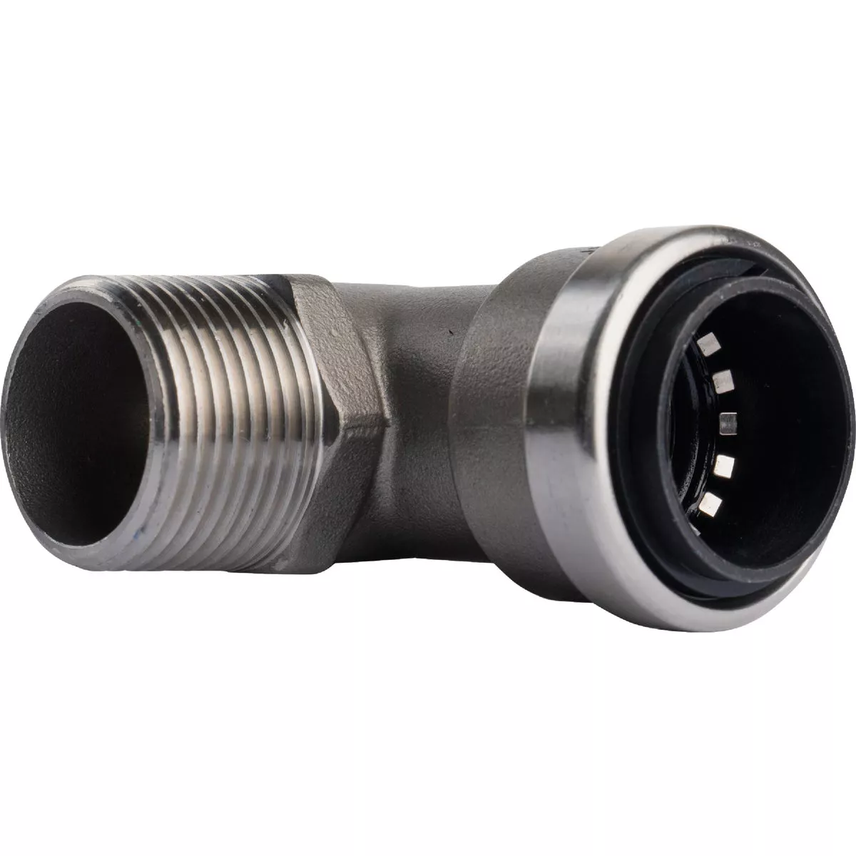 QuickFitting 3/4 In. Push-to-Connect x 3/4 In. MNPT Stainless Steel 90-Degree Elbow - photo 5