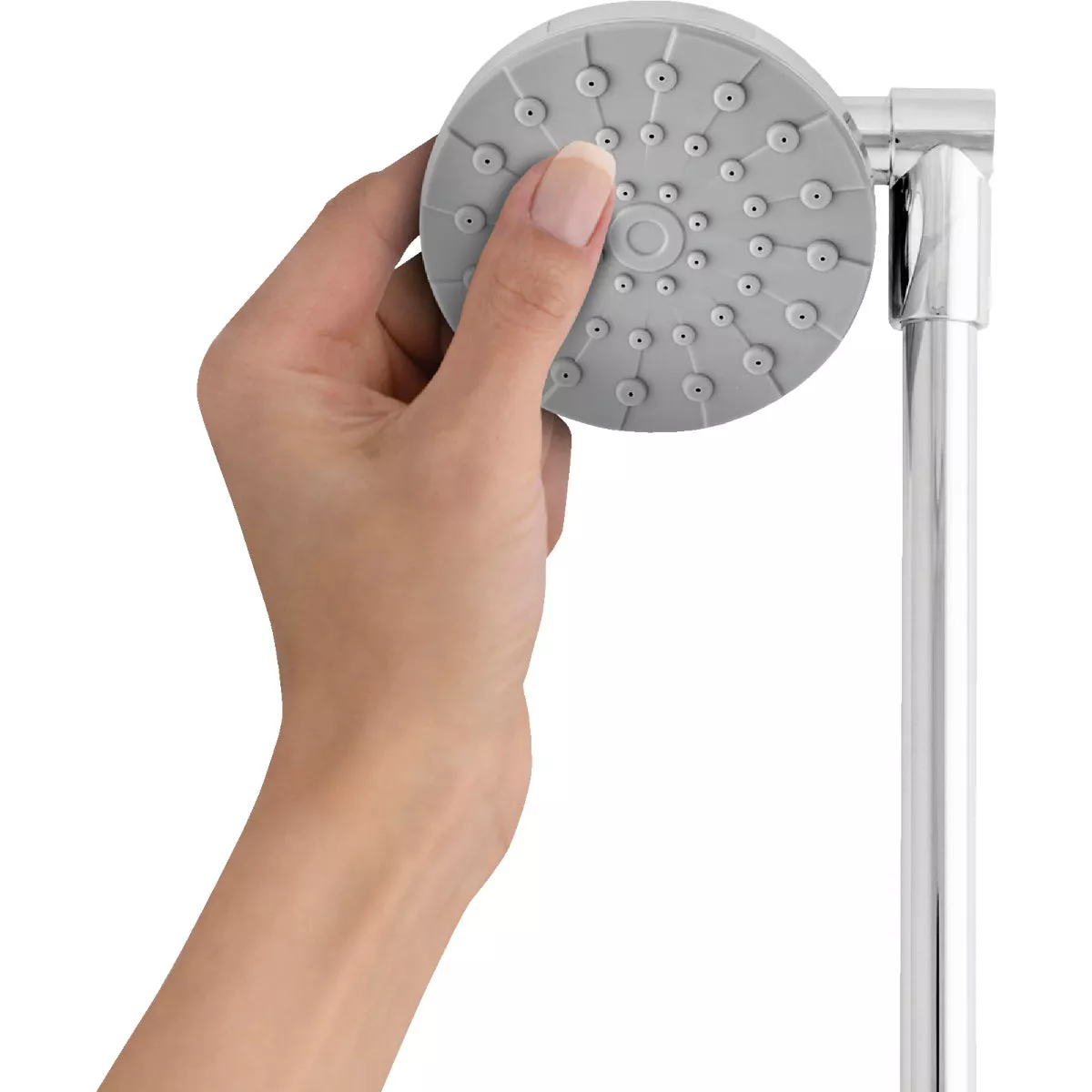 Waterpik RainFall+ Rain Shower 1-Spray 1.8 GPM Fixed Showerhead with Adjustable Arm, Chrome - photo 3
