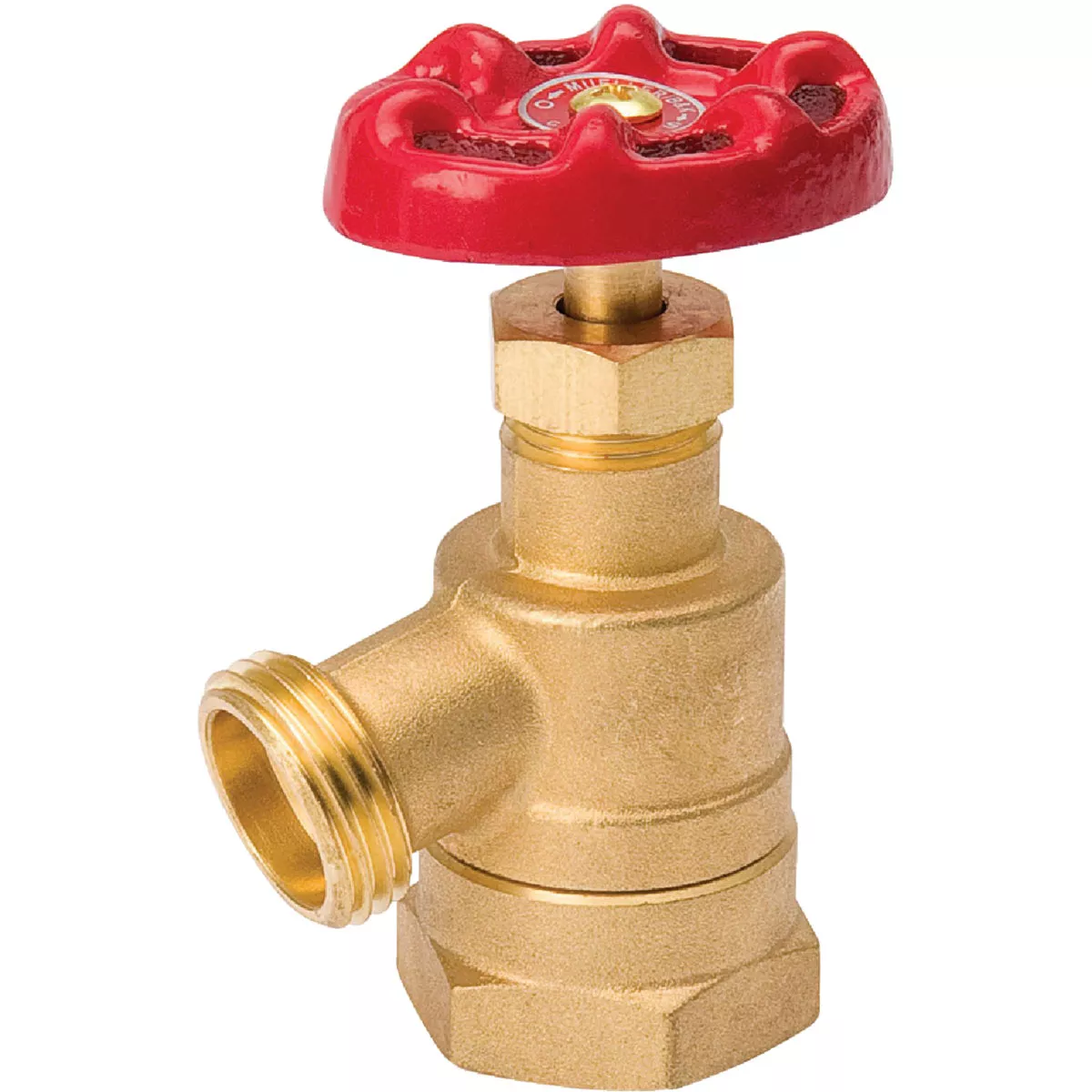 Brass 1-in FIP x 3/4-in MHT Bent Nose Garden Valve