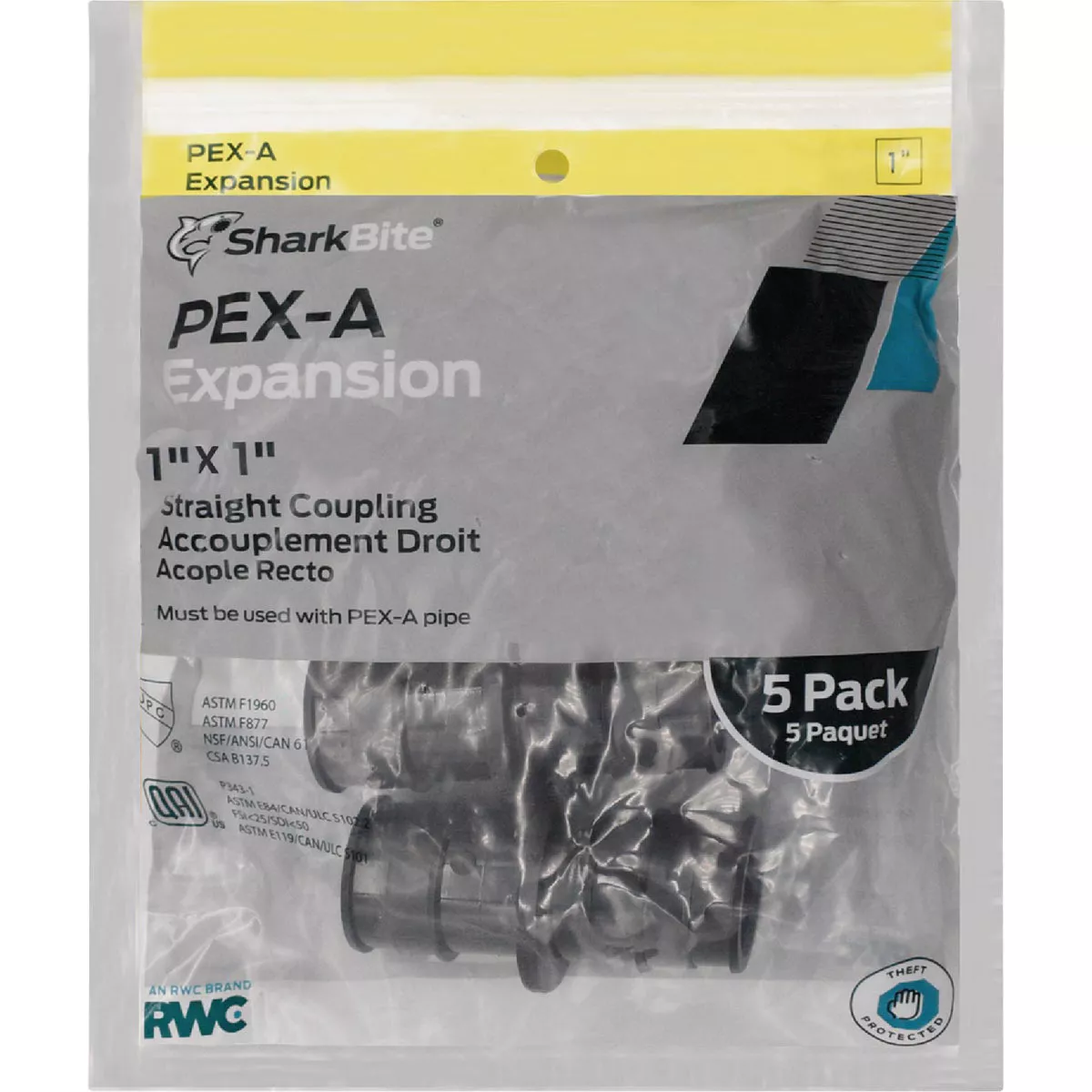 SharkBite 1 In. Poly PEX-A Coupling (5-Pack) - photo 2