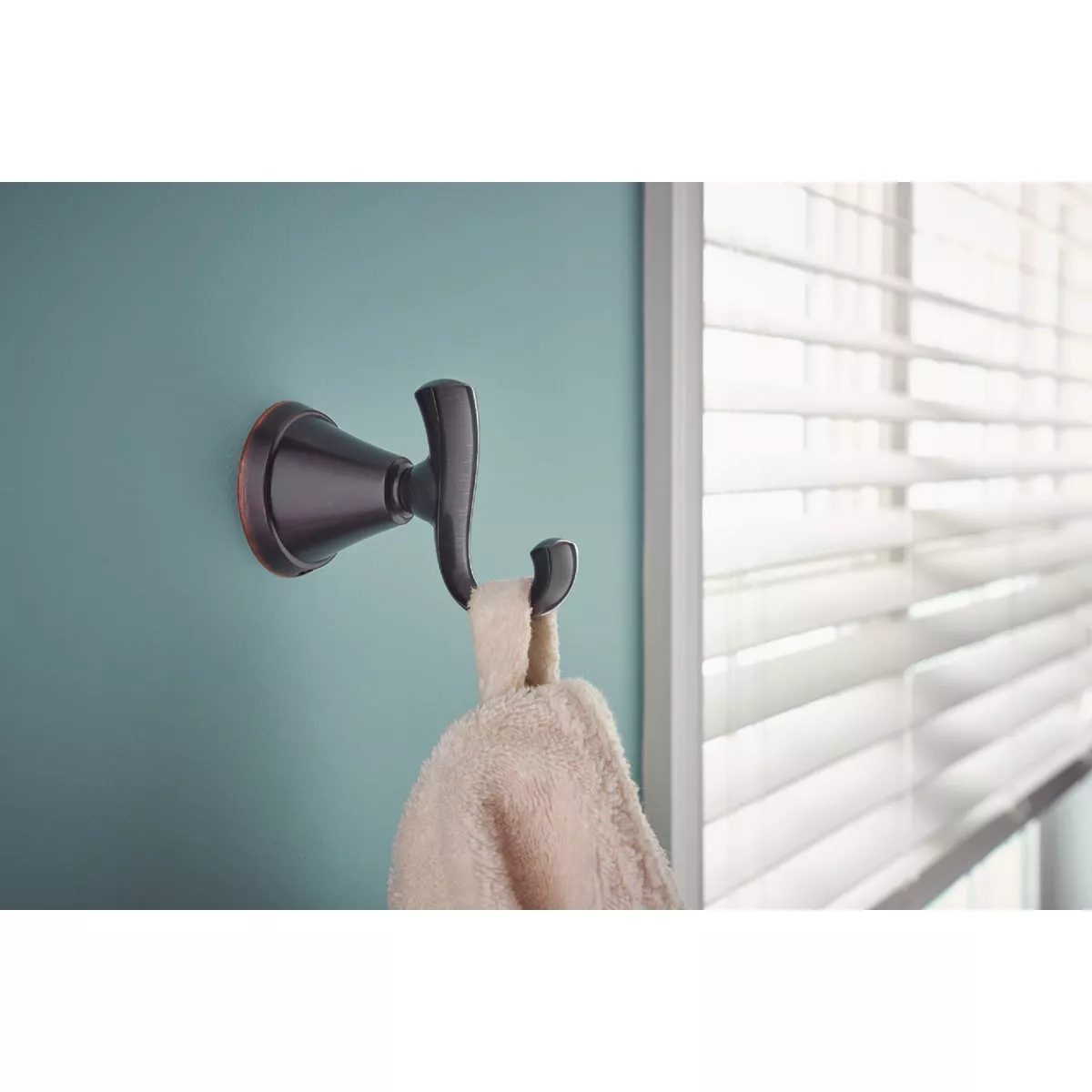 Moen Tiffin Single Robe Hook, Mediterranean Bronze - photo 2