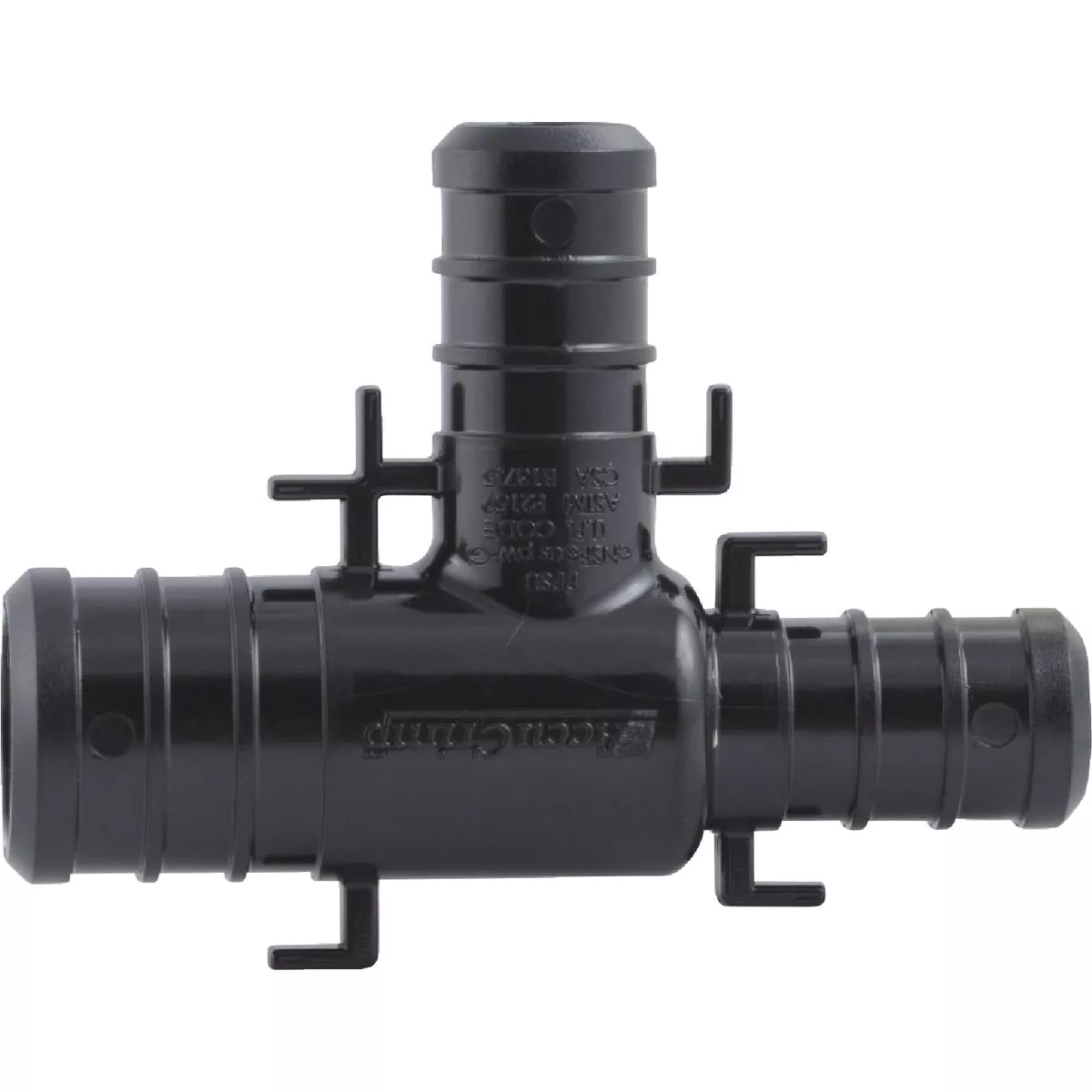 SharkBite PEX-B 3/4 In. x 1/2 In. x 1/2 In. Poly Alloy Barb Tee 5/Pack - photo 2