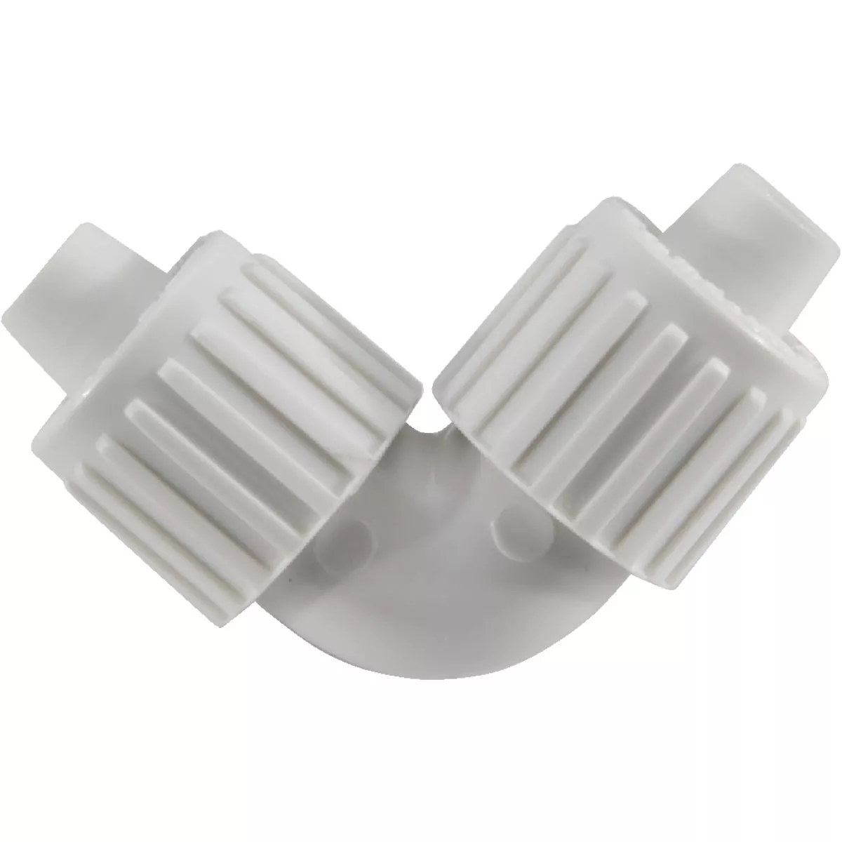 Flair-It 3/8 In. x 3/8 In. 90 Deg. Plastic Compression PEX Elbow (1/4 Bend)