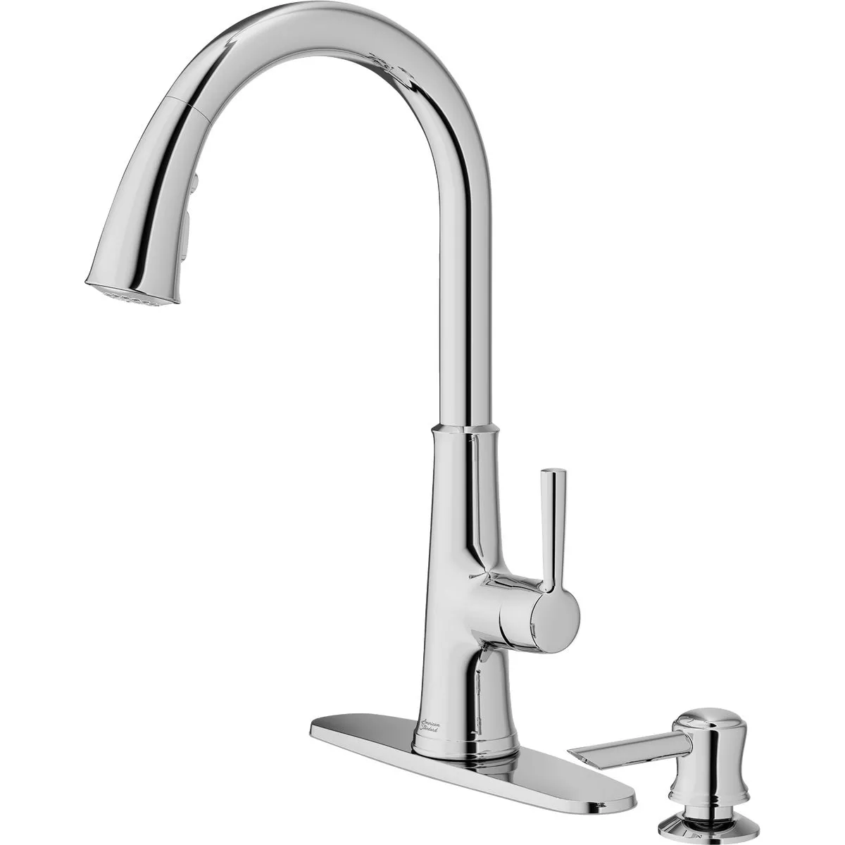 American Standard Maven 1-Handle Lever Pull-Down Kitchen Faucet with Soap Dispenser, Chrome - photo 2