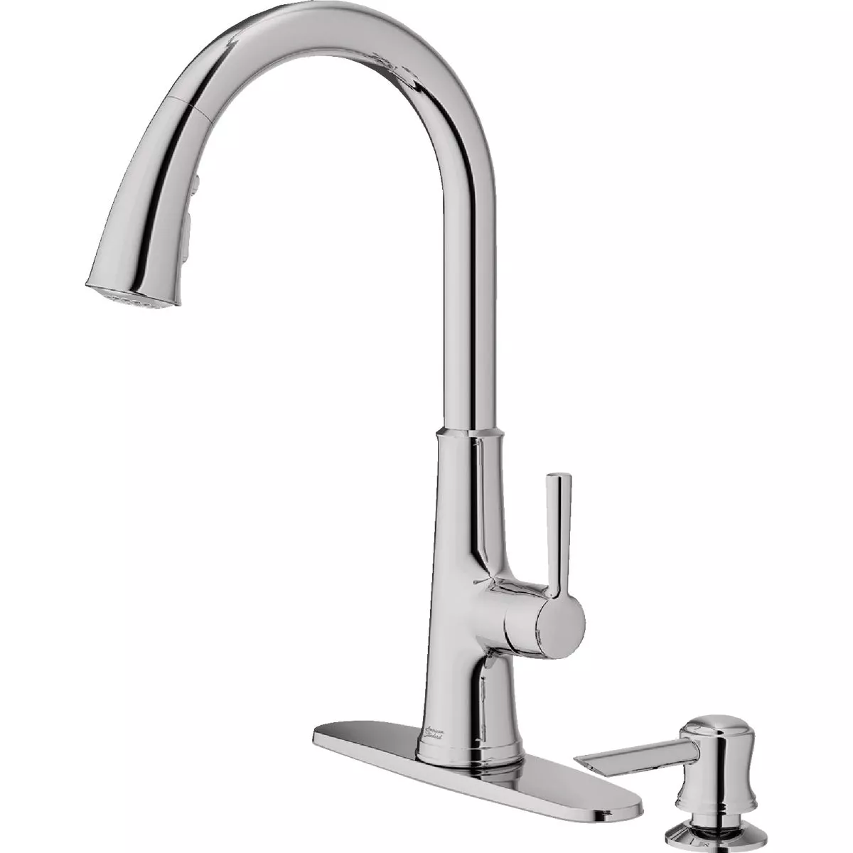 American Standard Maven 1-Handle Lever Pull-Down Kitchen Faucet with Soap Dispenser, Chrome - photo 4