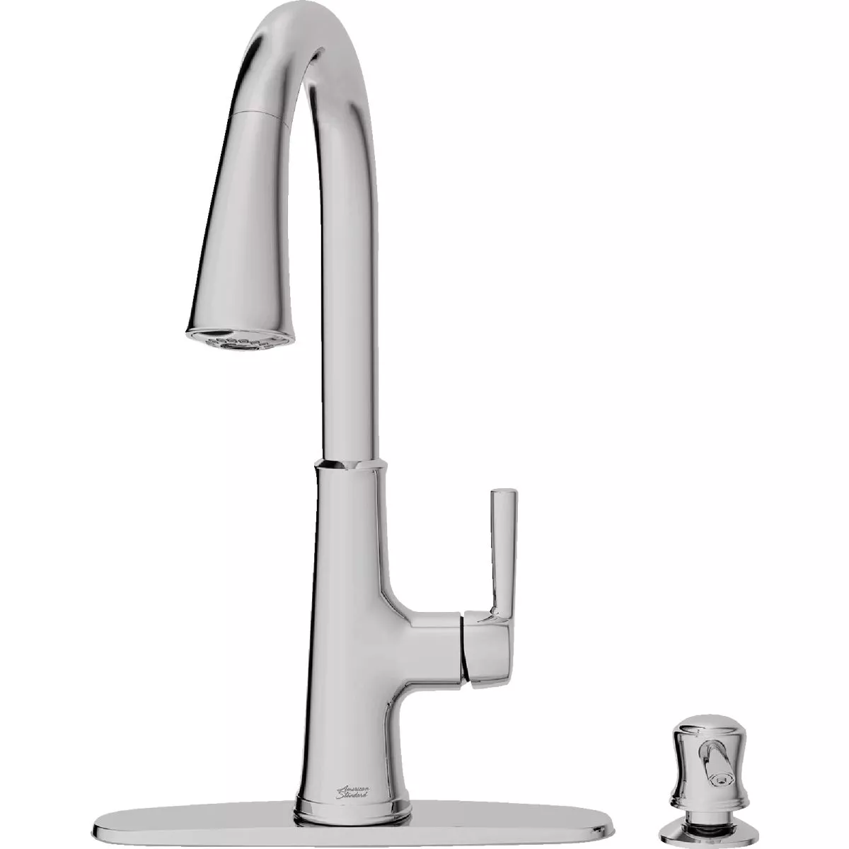 American Standard Maven 1-Handle Lever Pull-Down Kitchen Faucet with Soap Dispenser, Chrome - photo 7