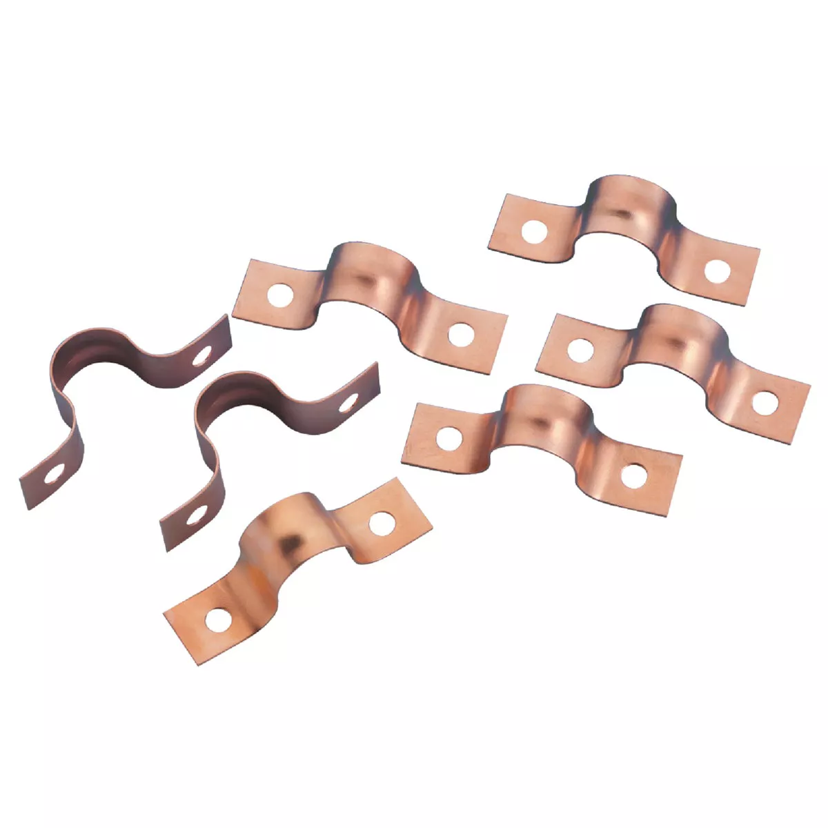 Oatey 1/2 In. 2Hole Copper Tube Strap (12Pack) Do it Best