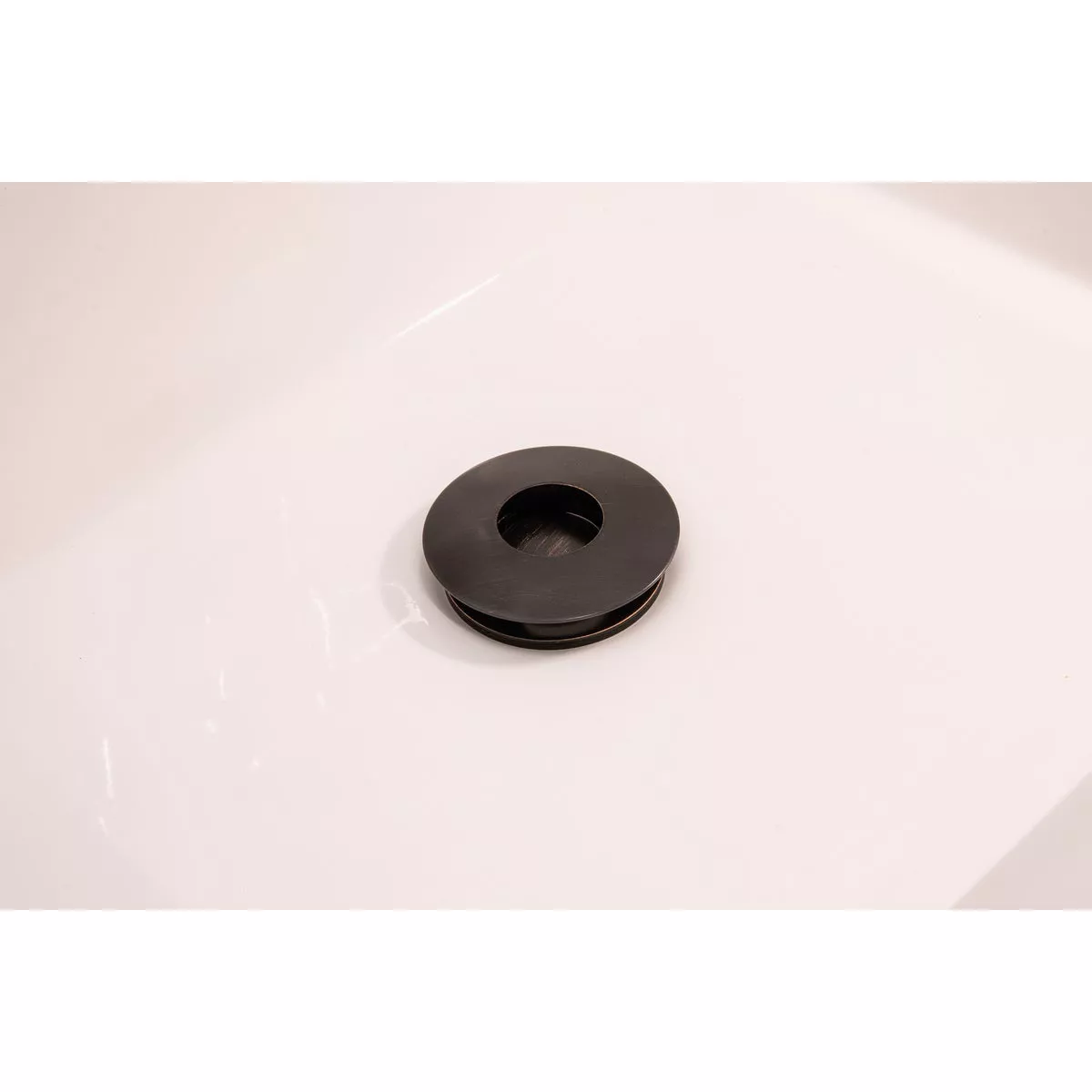 Keeney 1-1/4 In. Bronze Finished Brass Push Button Universal Bathroom Sink Drain Stopper - photo 3