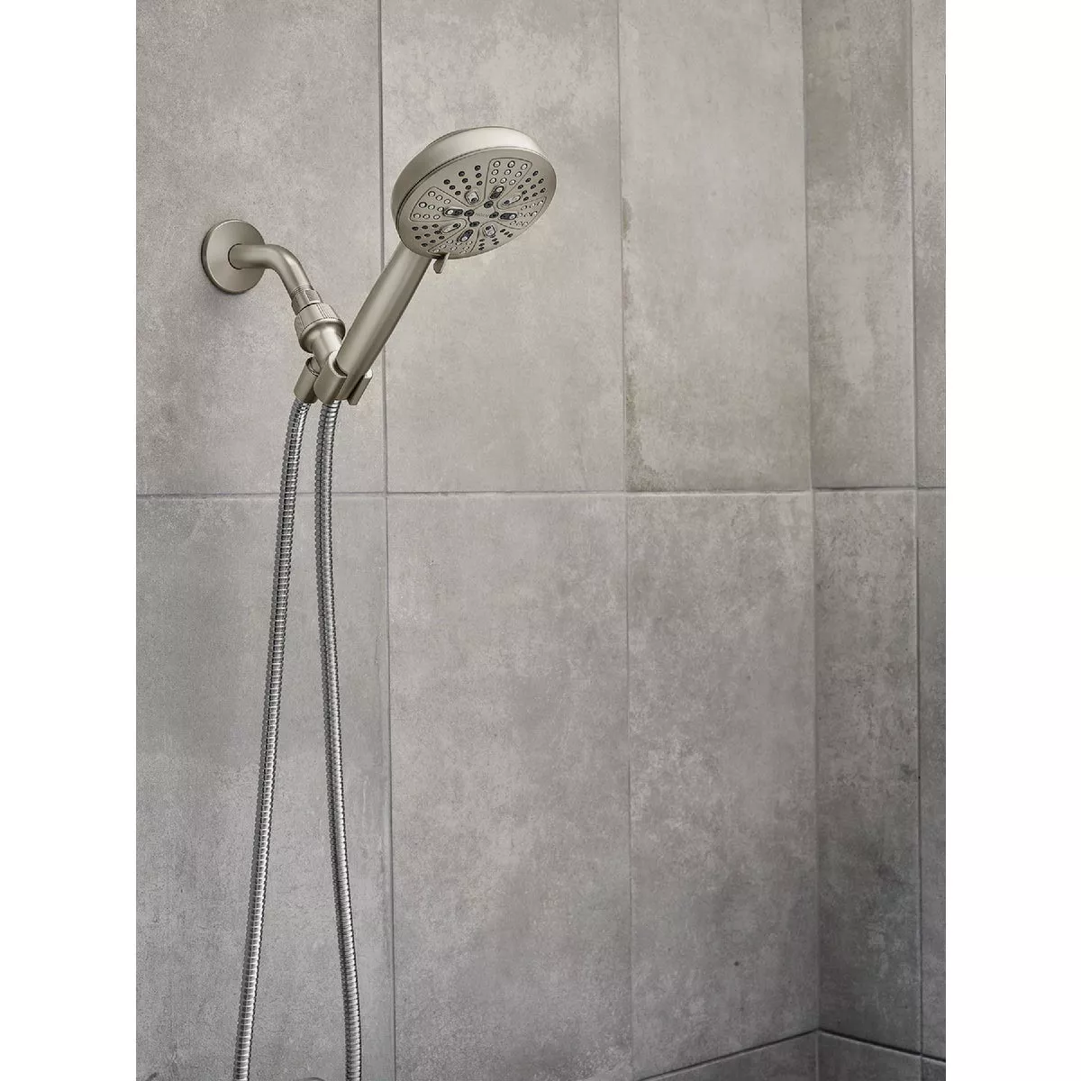 Moen Hydro Energetix 7-Spray Wall Mount Handheld Shower Head, Spot Resistant Brushed Nickel - photo 4
