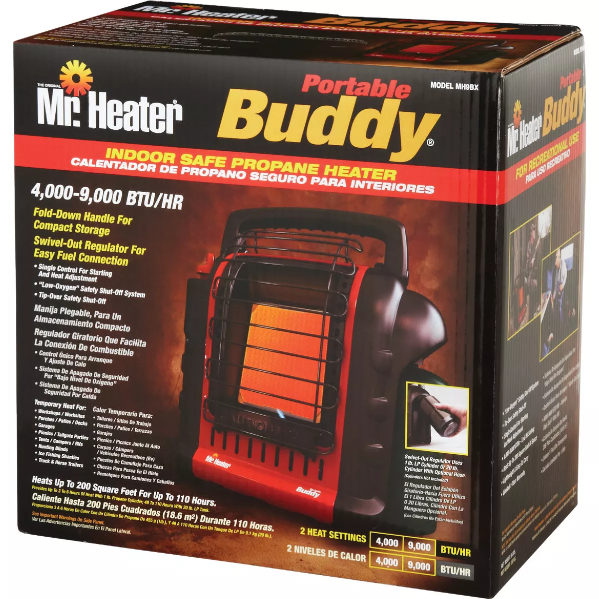 MR. HEATER Buddy 9000 BTU Radiant Portable Propane Heater - photo 5
