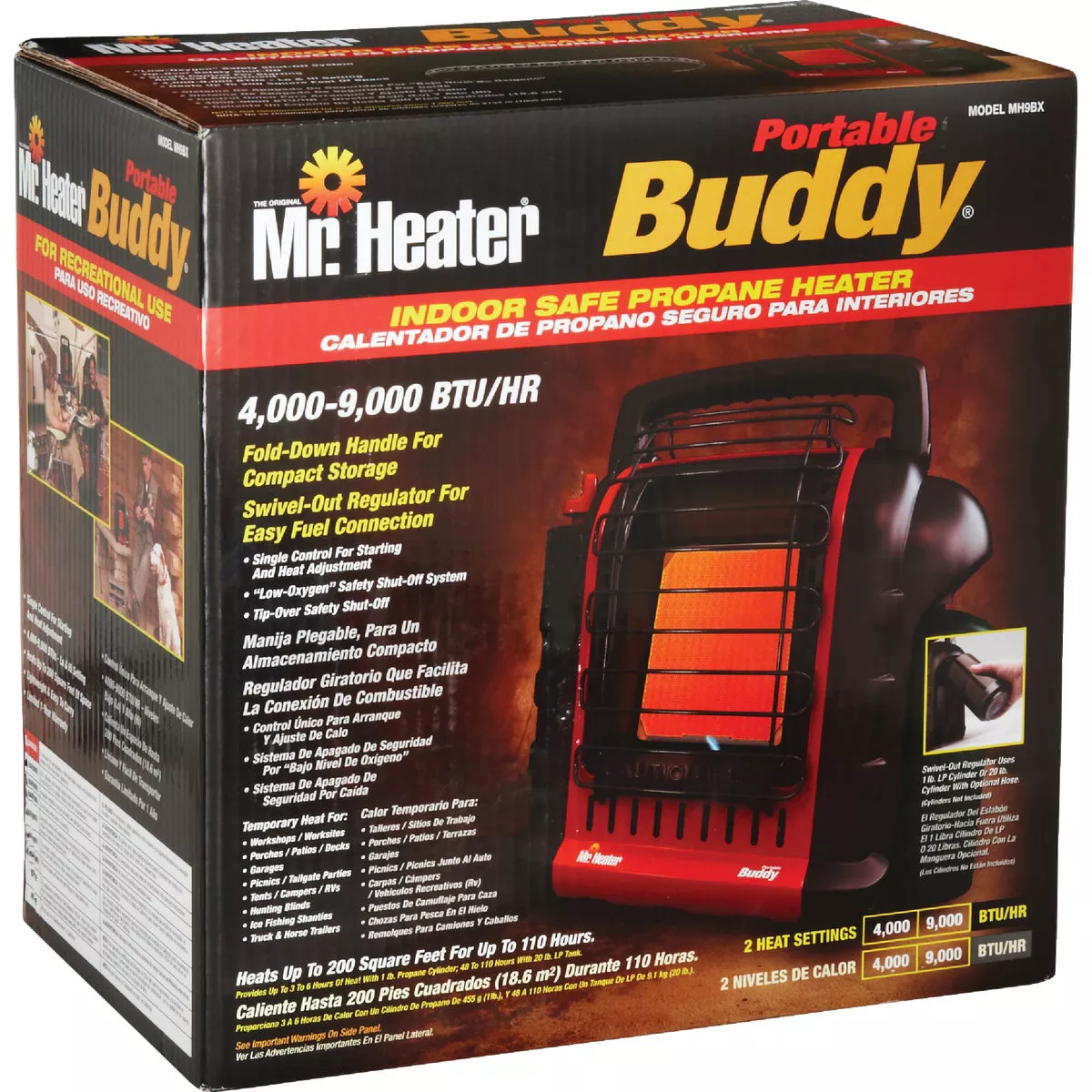 MR. HEATER Buddy 9000 BTU Radiant Portable Propane Heater - photo 6