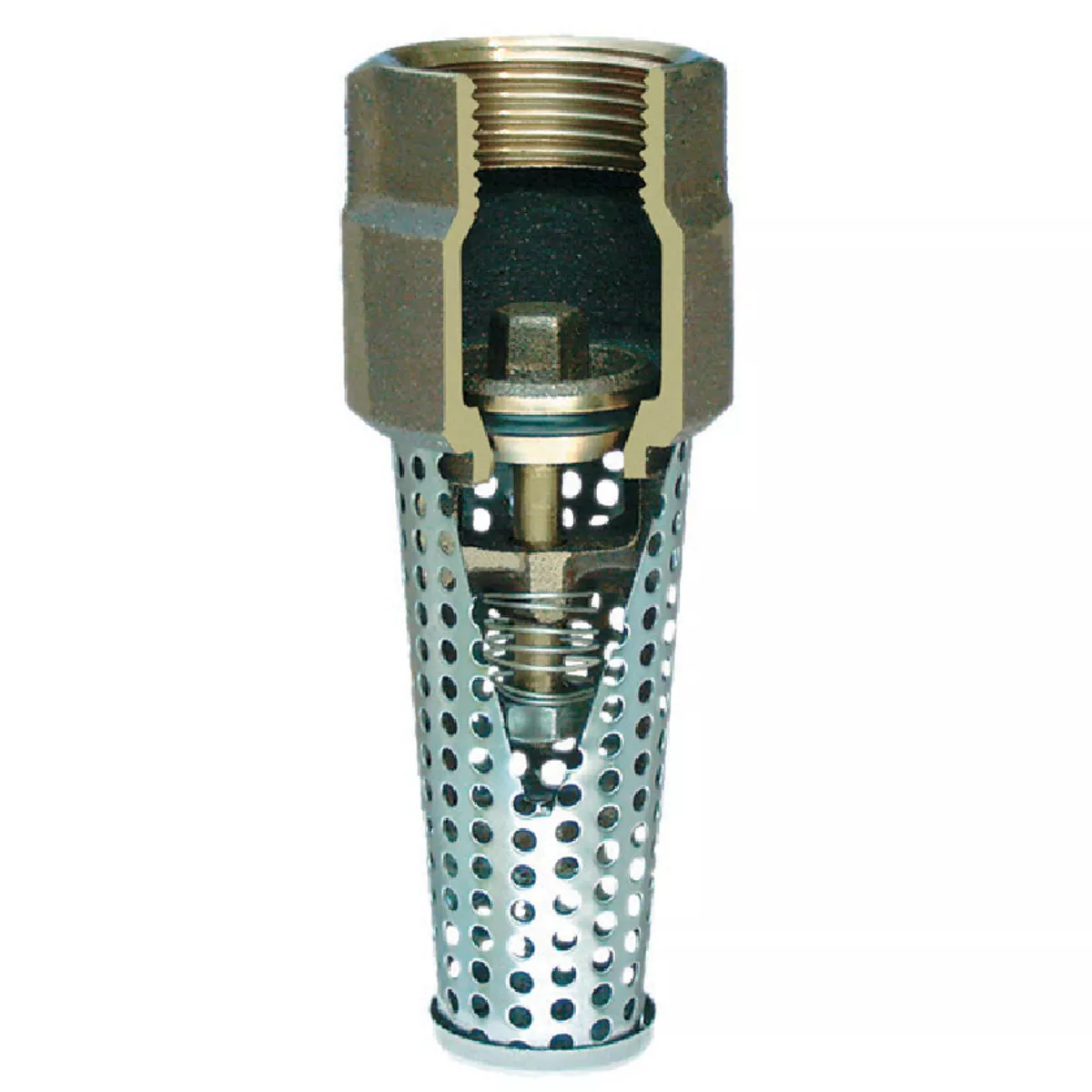 Simmons 3/4 In. Silicon Bronze Foot Valve, Lead Free