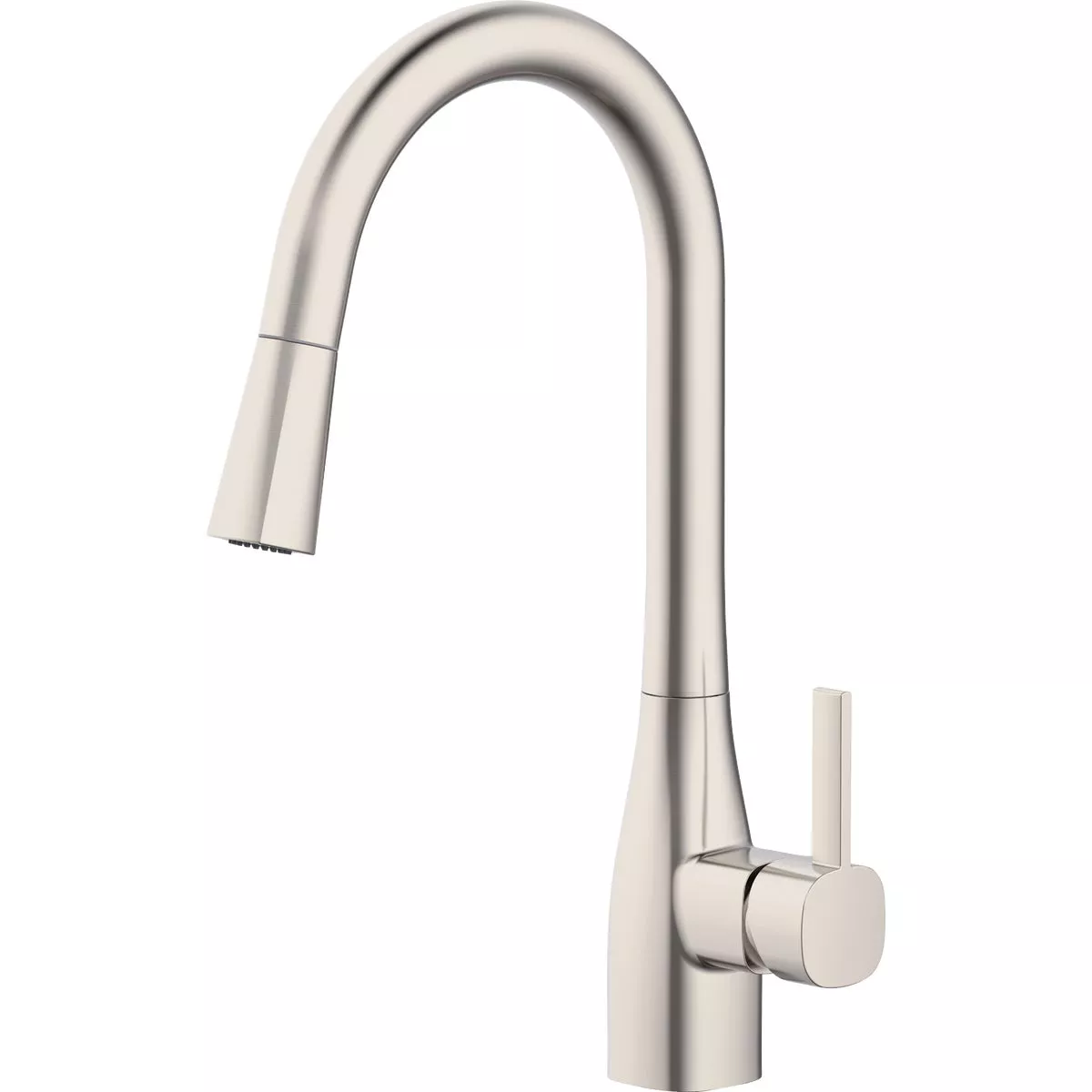 Home Impressions 1-Handle Pull-Down Kitchen Faucet, Brushed Nickel - photo 3