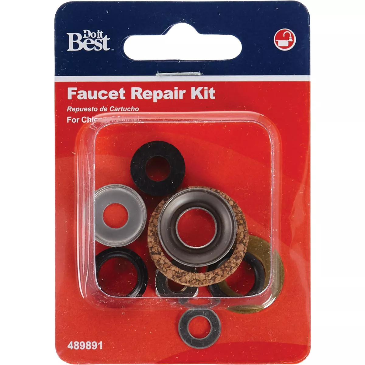 Do it Best Chicago Rubber, Metal, Fiber Faucet Repair Kit - photo 2