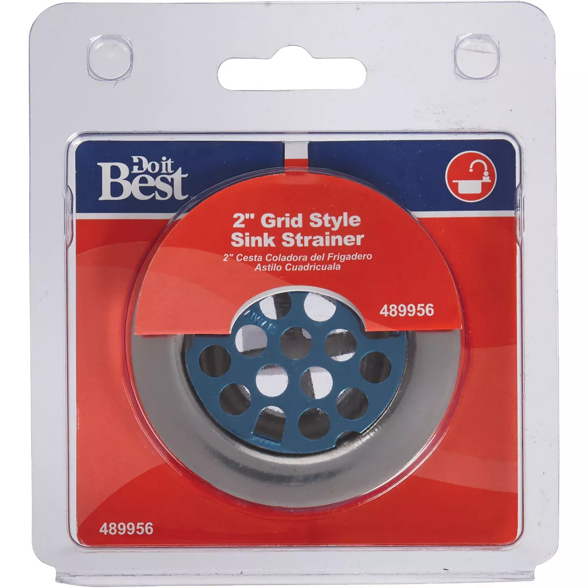 Do it 2 In. Chrome Flat Top Strainer Assembly - photo 2