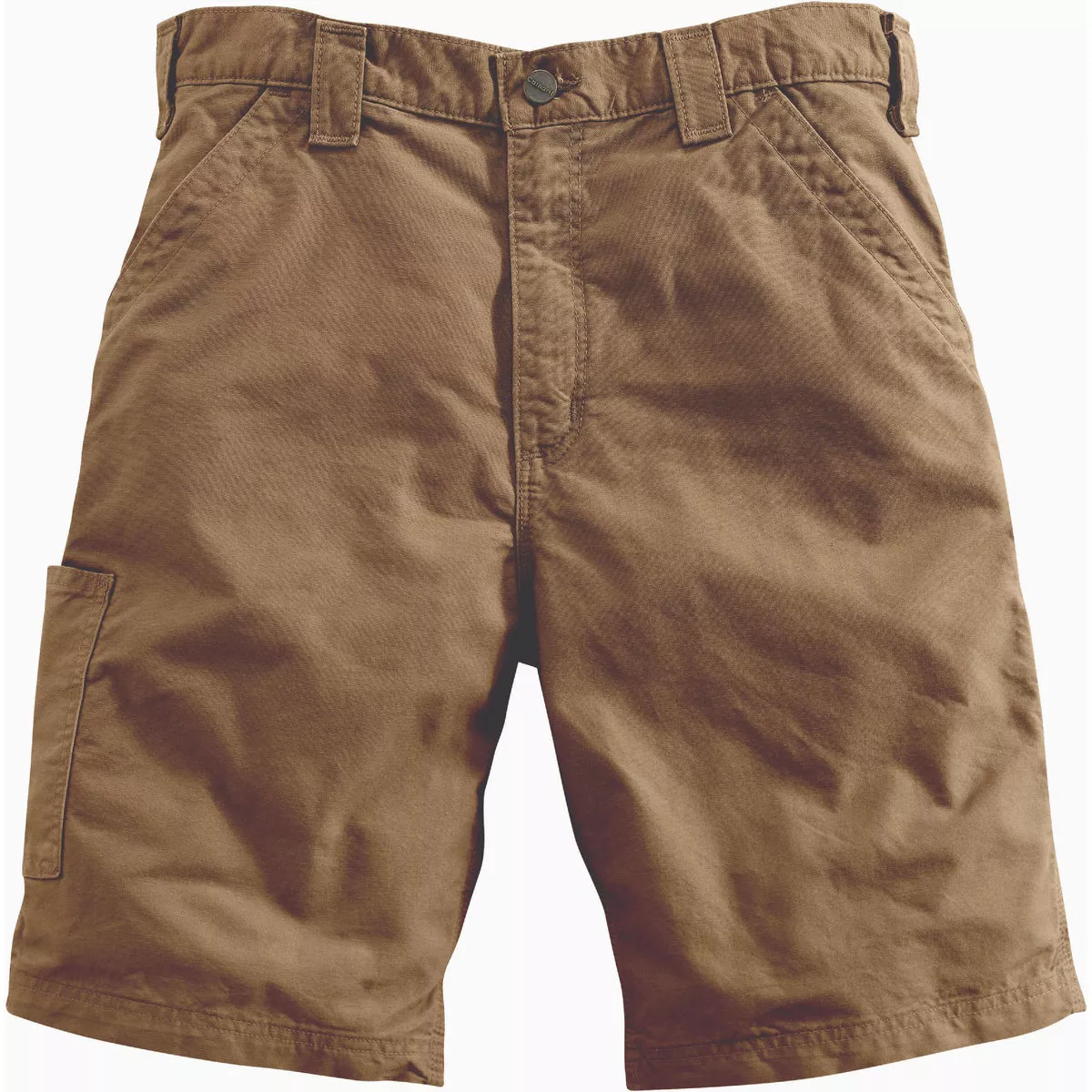 Carhartt Men's 48 Dark Khaki Canvas Utility Work Shorts, Loose Fit