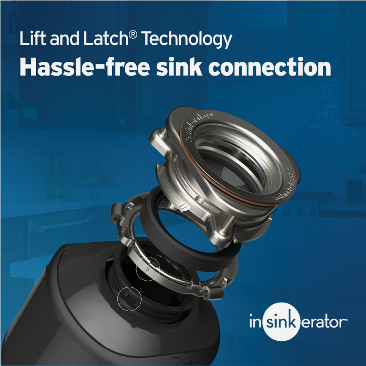 Badger 1 HP Continuous Feed Garbage Disposal - Thumbnail 2