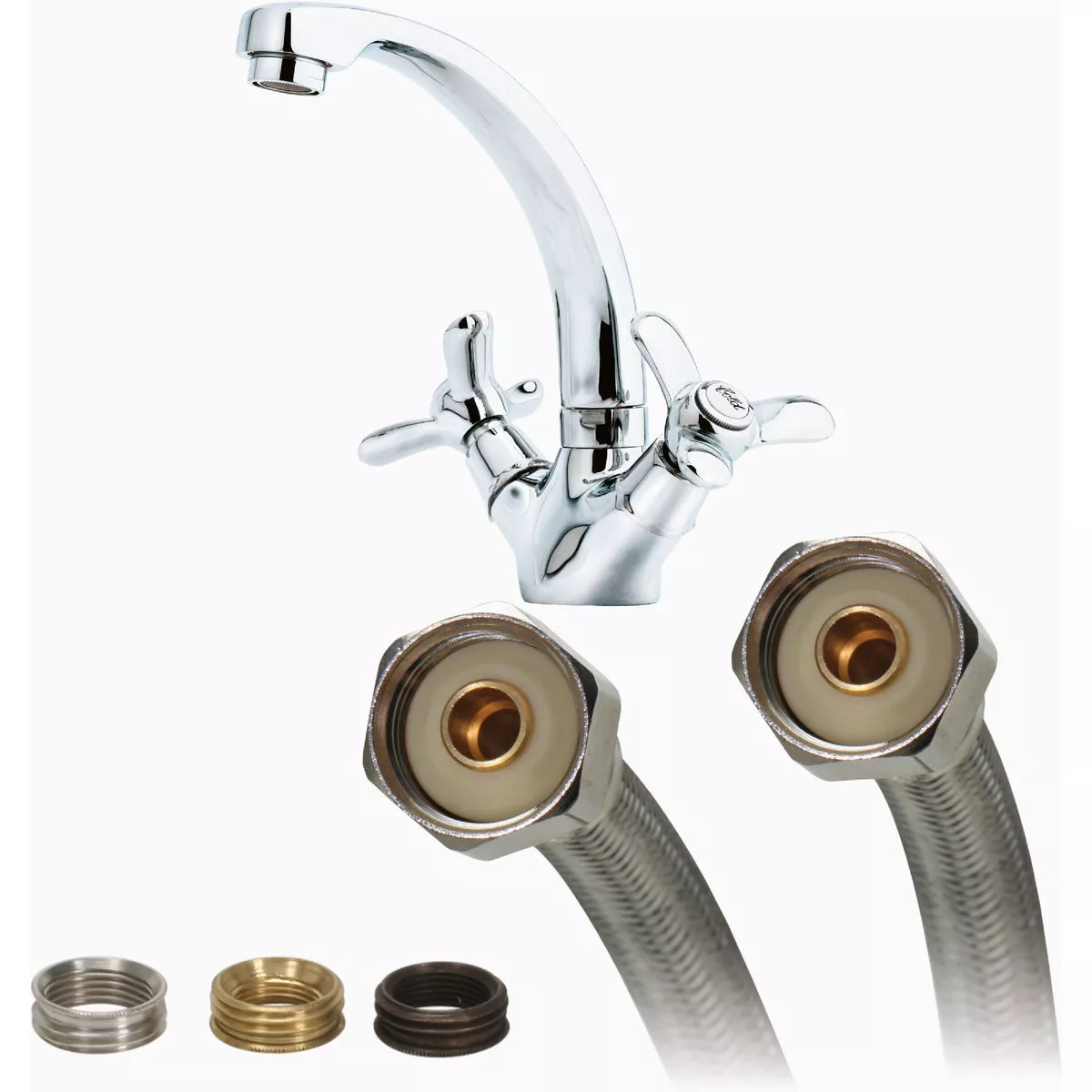 Fluidmaster Fits-All 16 In. L. Stainless Steel Faucet Connector - photo 3