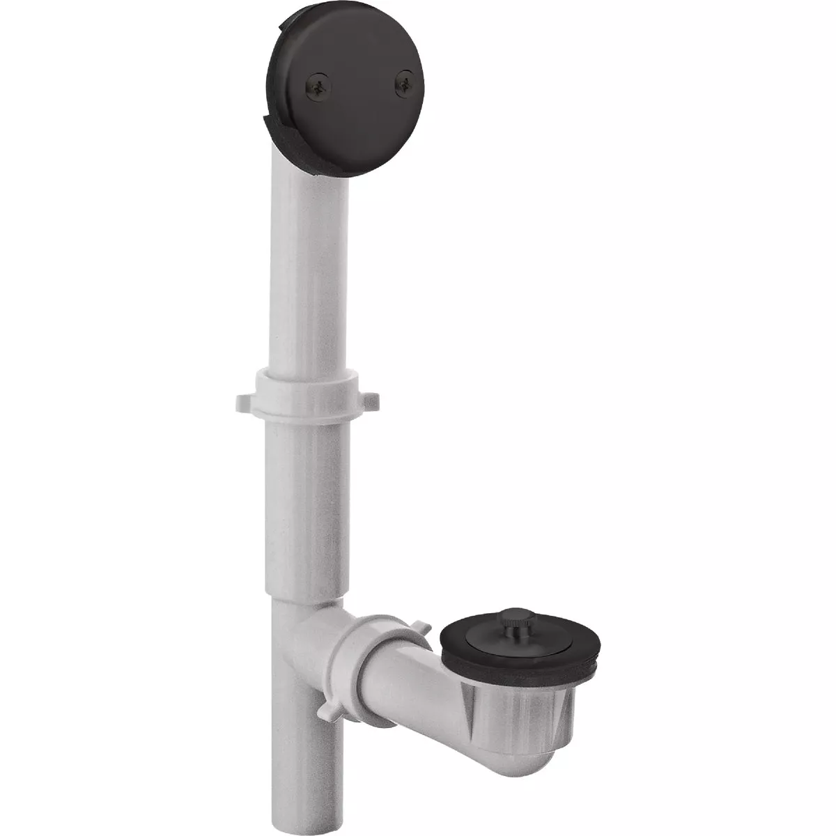 Danco Twist & Turn Tub Drain Kit with Matte Black Trim
