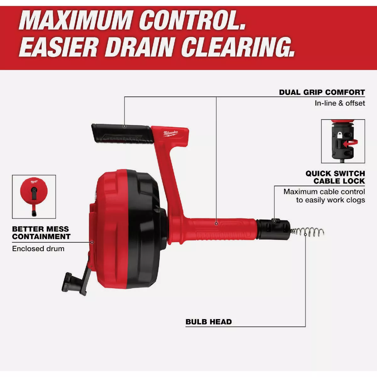 Milwaukee 25 Ft. Hand Auger - photo 3
