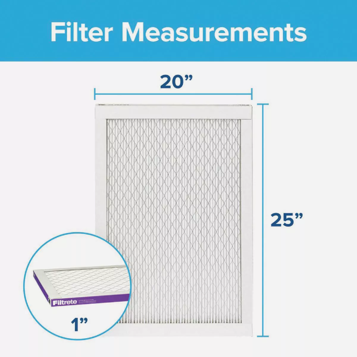 Filtrete Allergen, Bacteria & Virus Air Filter, 1500 MPR, 20 In. x 25 In. x 1 In. - photo 3