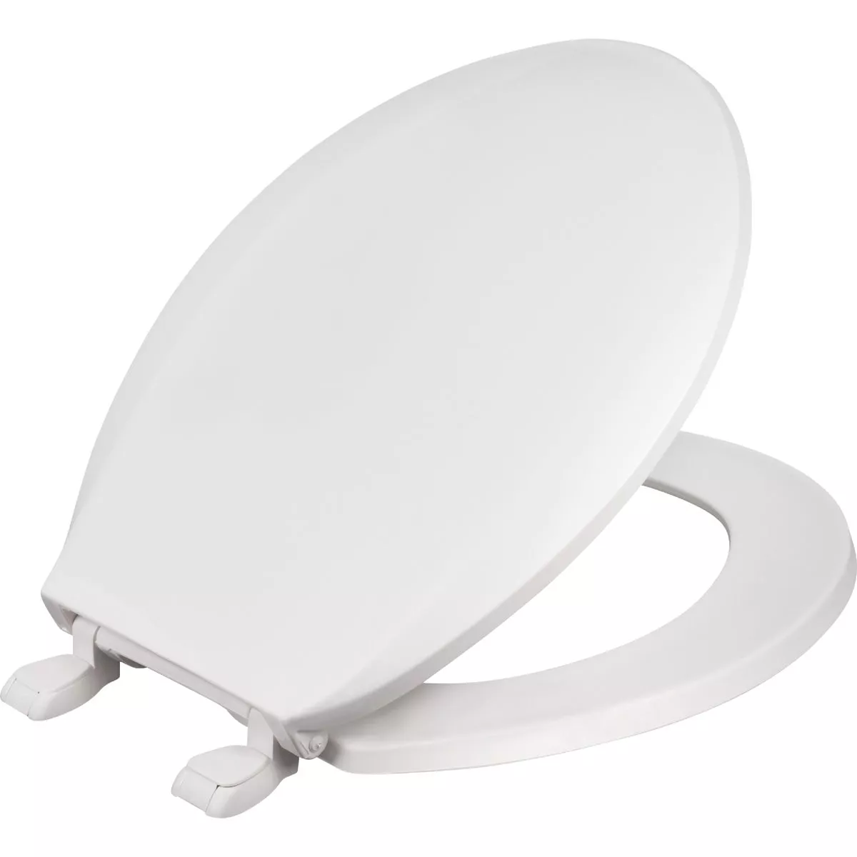 Centoco Round Closed Front White Plastic Standard Toilet Seat