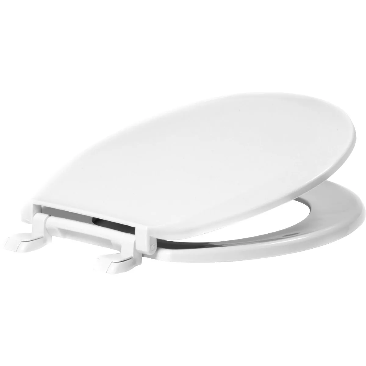 Centoco Round Closed Front White Plastic Standard Toilet Seat - photo 3