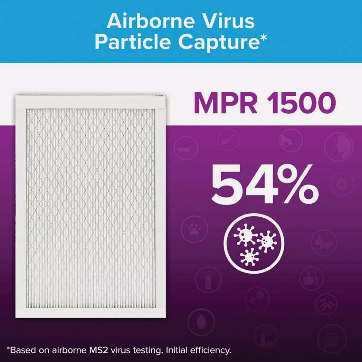 Filtrete High Performance Air Filter, 1500 MPR, 14 In. x 24 In. x 1 In. - photo 2