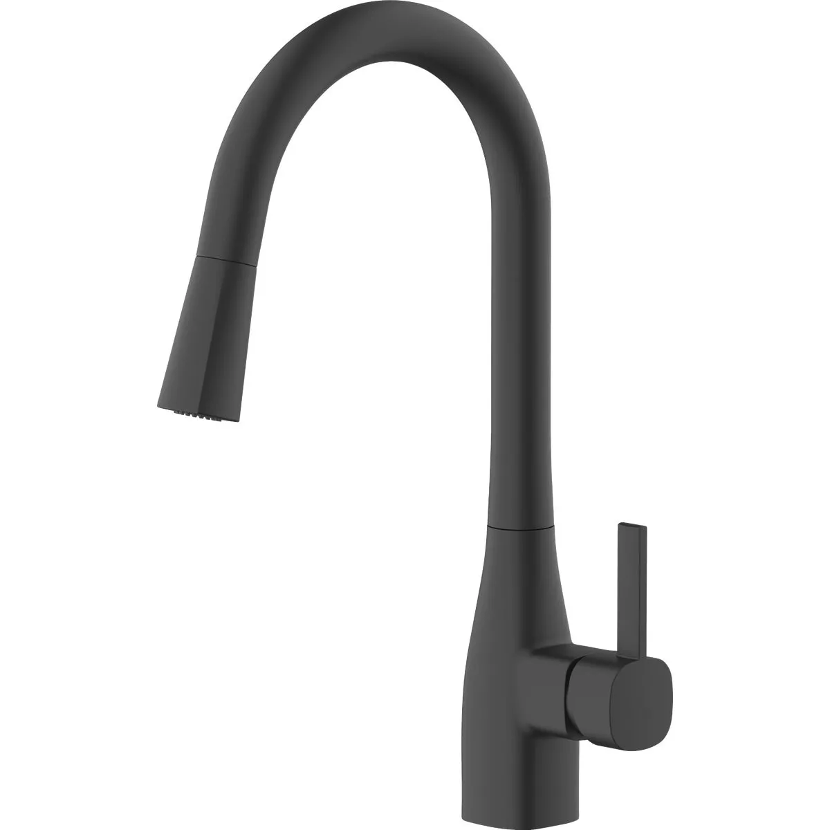 Home Impressions 1-Handle Pull-Down Kitchen Faucet, Matte Black - photo 3