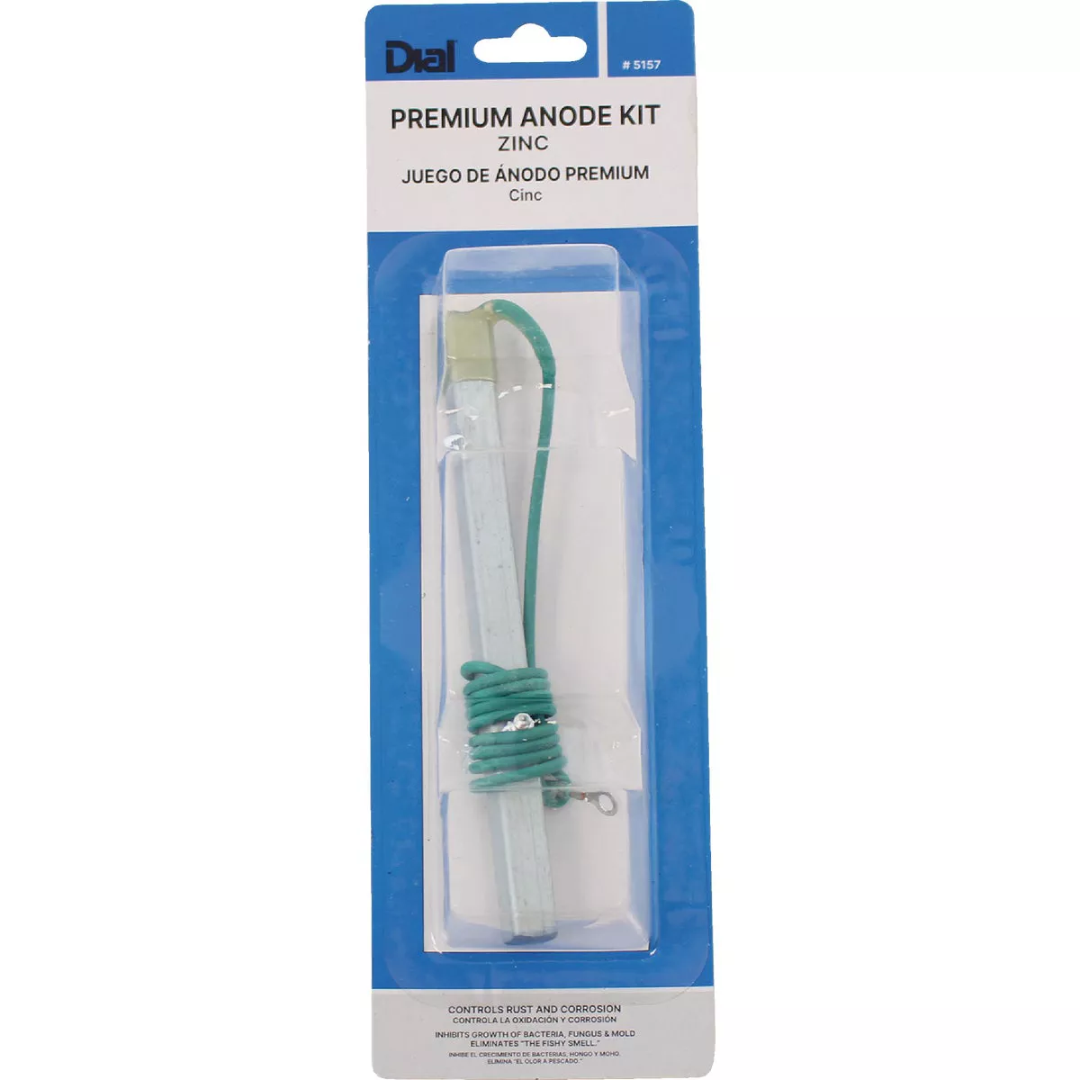 Dial 1/2 In. H x 1/2 In. W Zinc Anode Kit