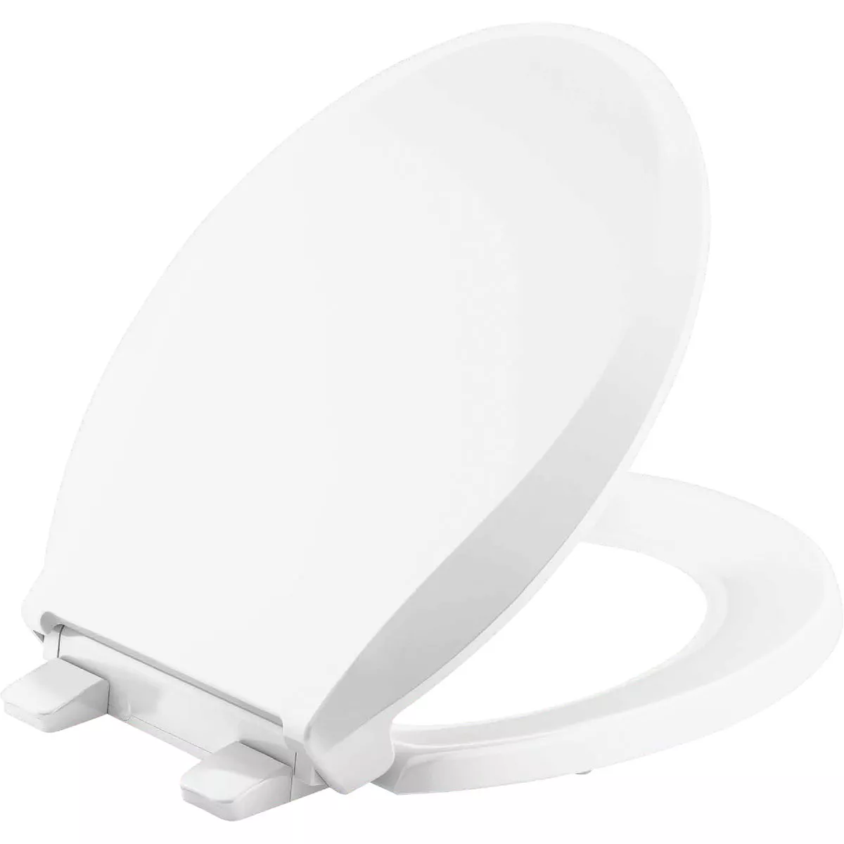Kohler Cachet ReadyLatch Quiet-Close Round Toilet Seat with Nightlight, White - photo 2