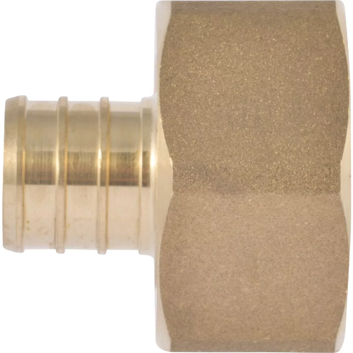 SharkBite 3/4 In. Barb x 1 In. NPSM Brass PEX Swivel Adapter - photo 3