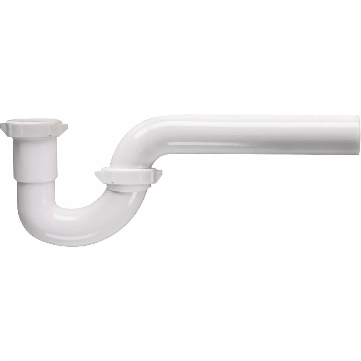 Do it Best 1-1/2 In. to 1-1/4 In. White Plastic P-Trap with Reducer Washer - photo 4