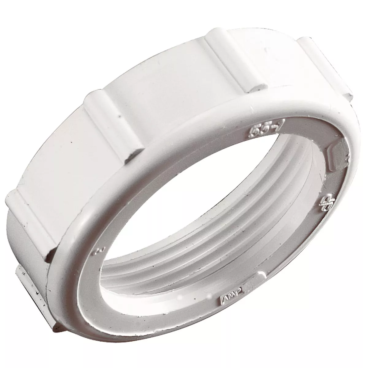 Do it Best 1-1/2 In. x 1-1/2 In. White Plastic Slip Joint Nut and Washer - photo 2