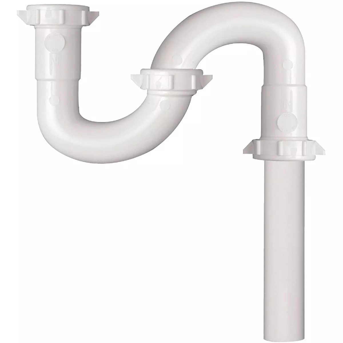 Do it Best 1-1/4 In. x 1-1/4 In. White Plastic S-Trap - photo 3