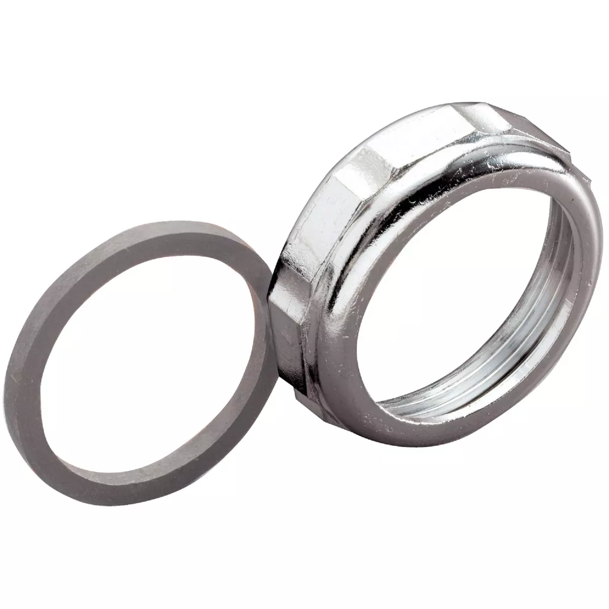 Do it Best 1-1/2 In. x 1-1/4 In. Die-Cast Slip Joint Nut and Washer