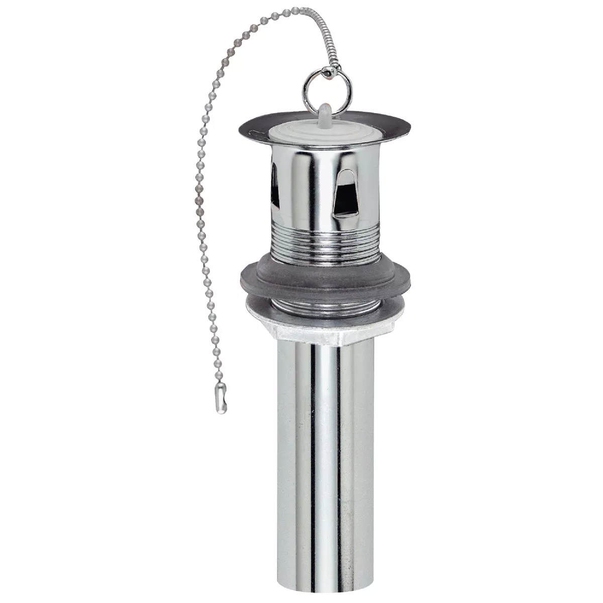 Do it Best 1-1/4 In. Chrome-Plated Brass Bathroom Sink Drain with Overflow