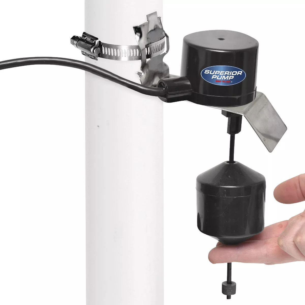 Superior Pump 10 Ft. Vertical Pump Switch with Tapered Float Ball ...