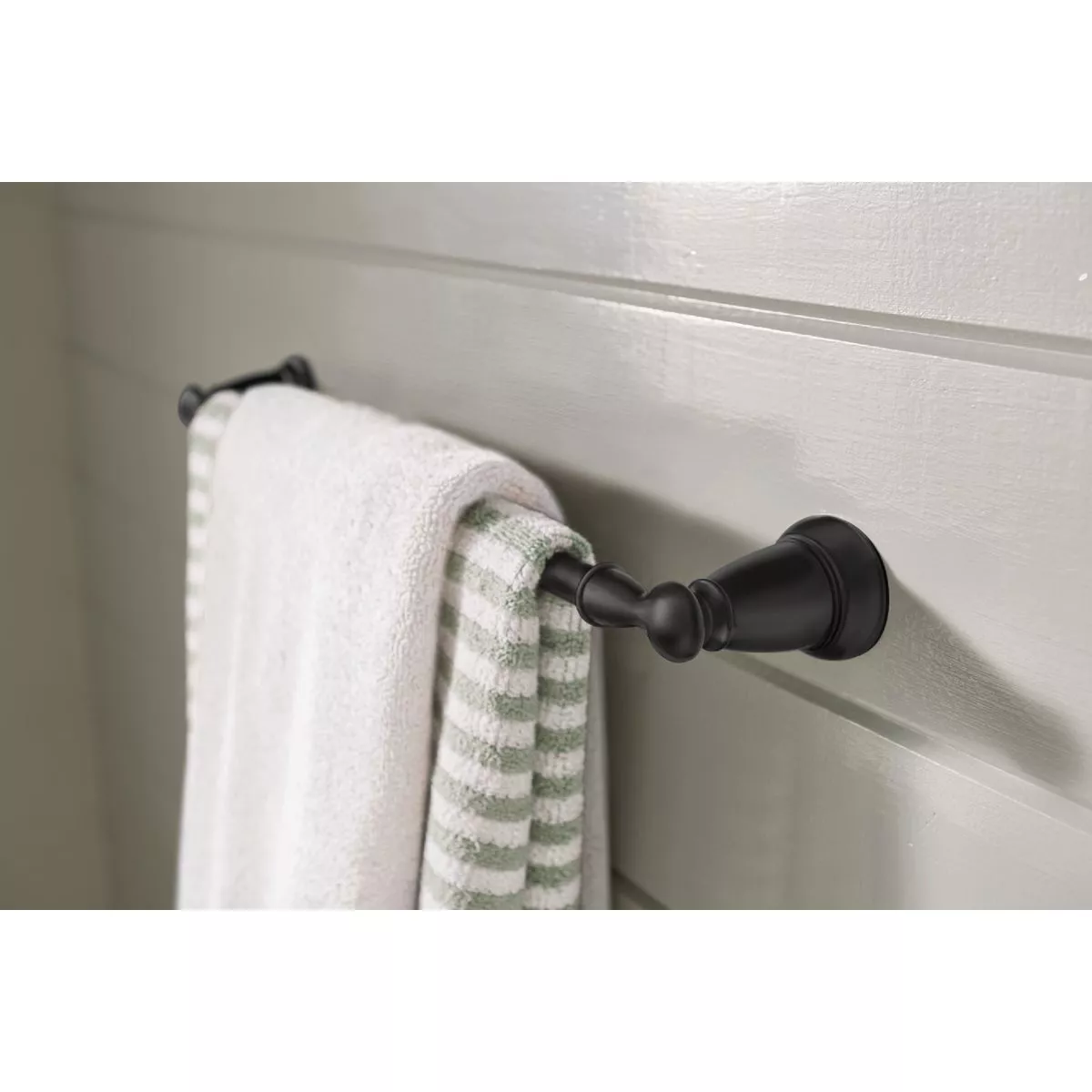 Moen Banbury 24 In. Towel Bar, Matte Black - photo 2